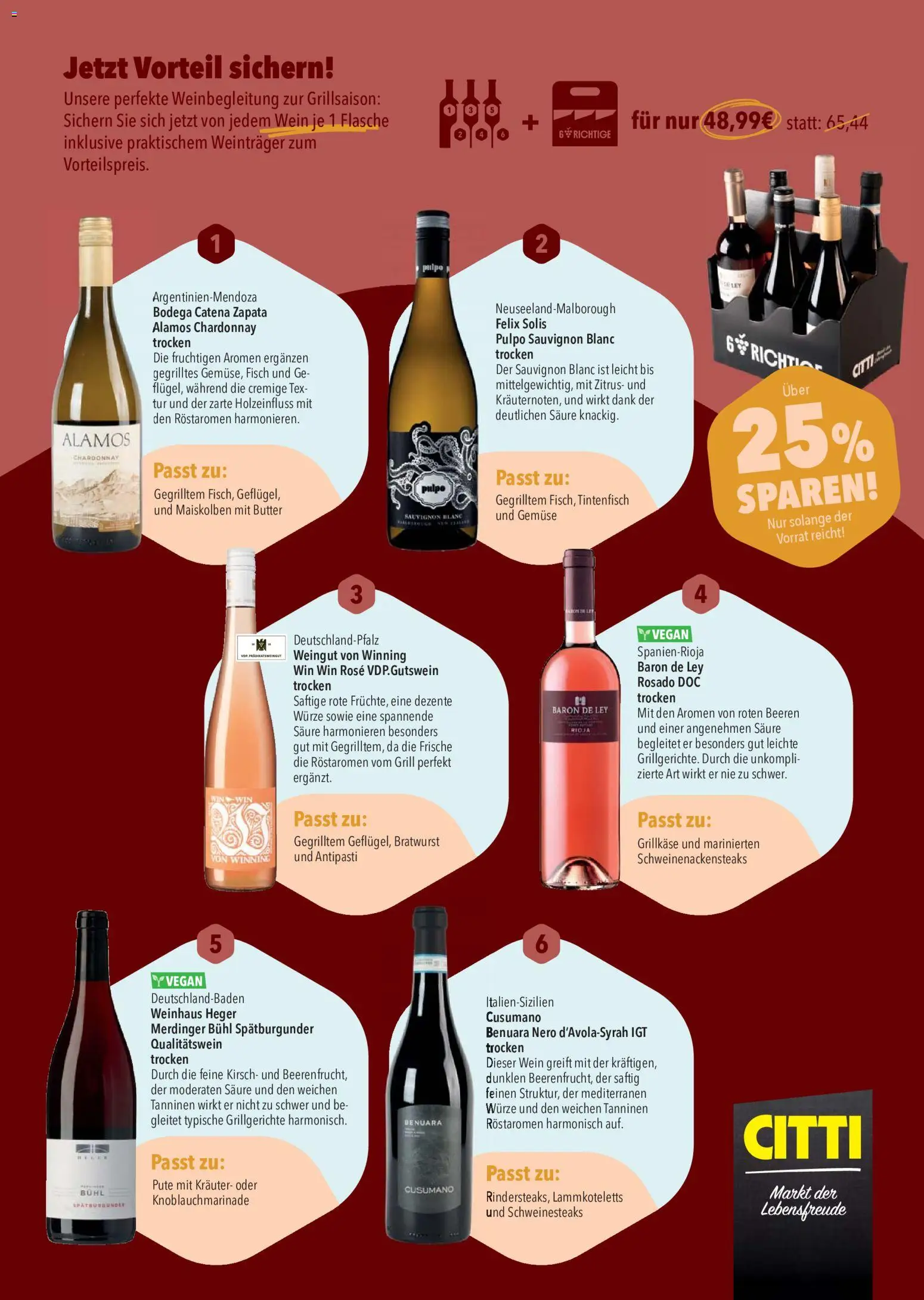 CITTI Markt Prospekt – gültig ab 27.05.2026 | Seite: 26 | Produkte: Grill, Bratwurst, Gemüse, Wein