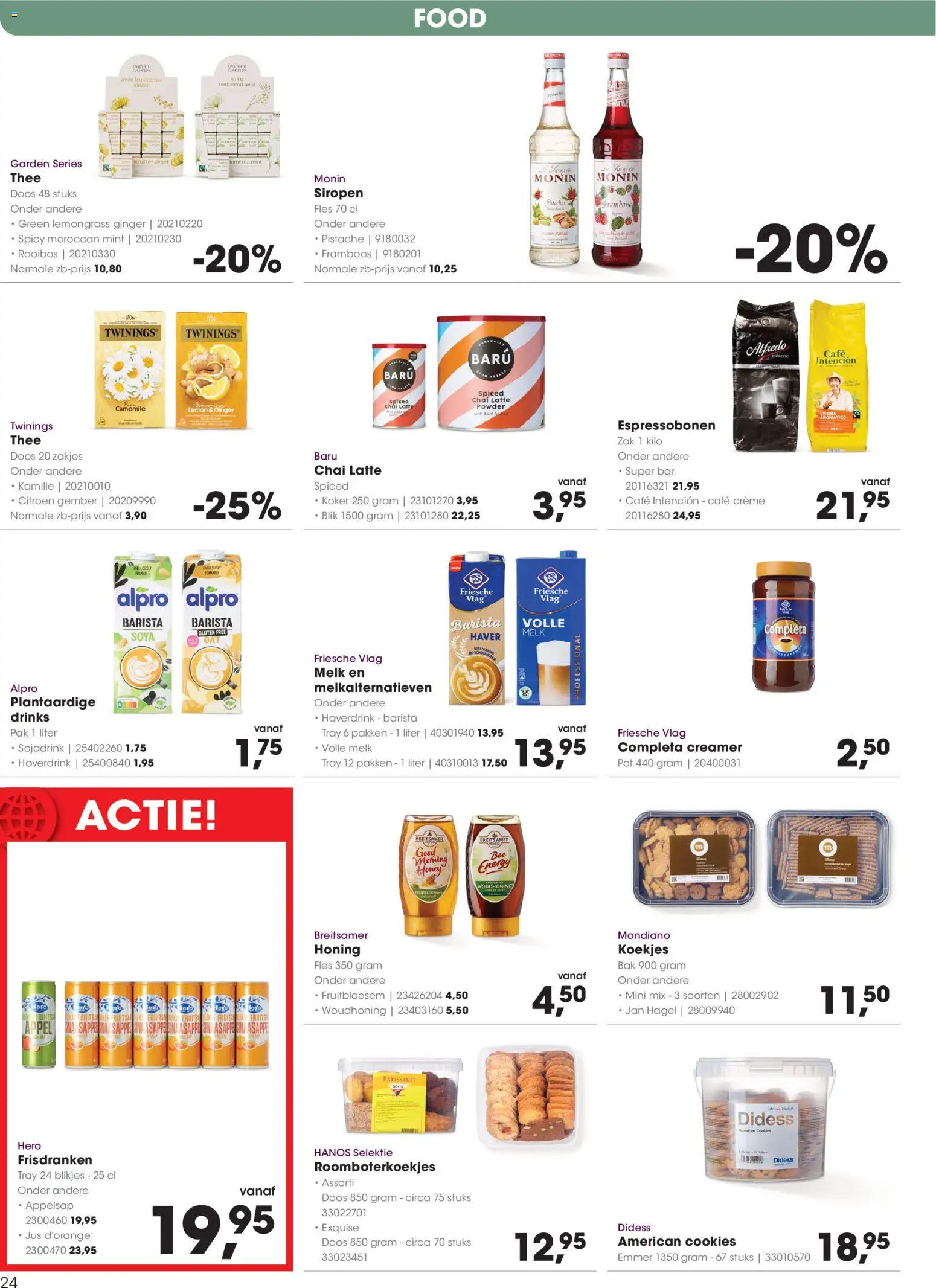 {H1} | Pagina: 24 | Producten: Citroen, Honing, Thee, Fles