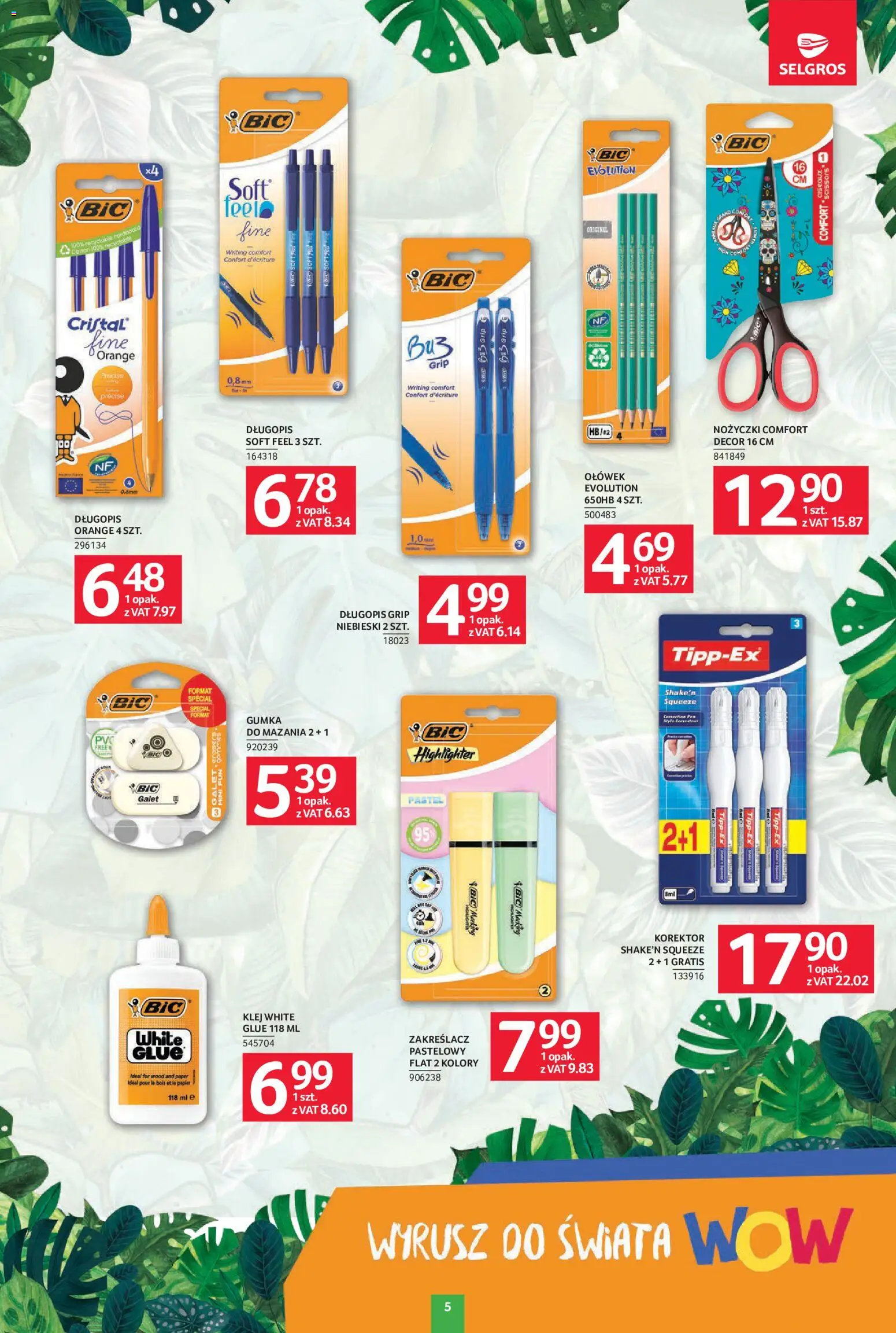 Selgros cash&carry gazetka - Szkola od 13.08.2026 | Strona: 5 | Produkty: Korektor
