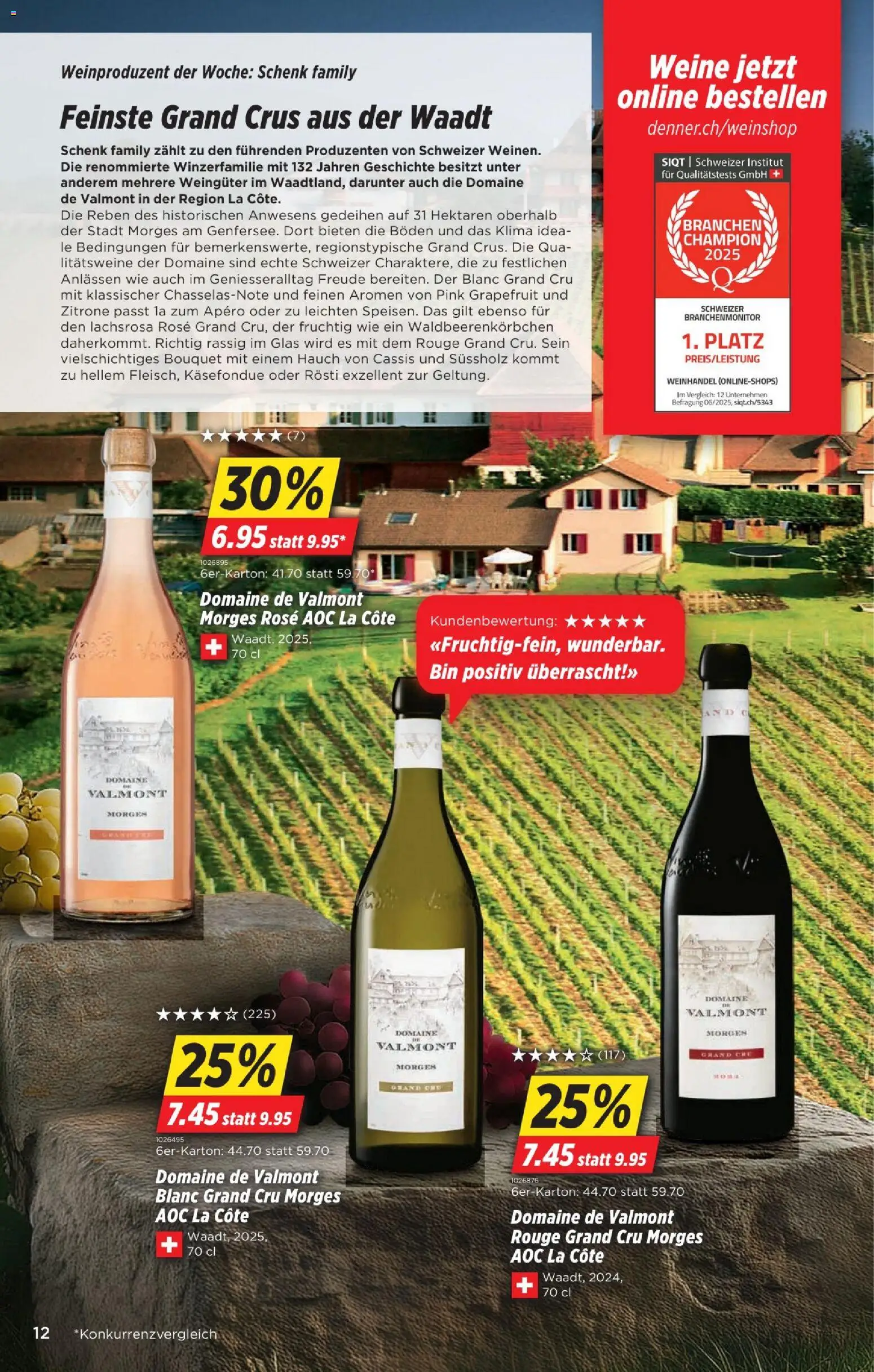Denner aktionen – gültig ab 21.05.2026 | Seite: 12 | Produkte: Rouge, Grapefruit, Zitrone