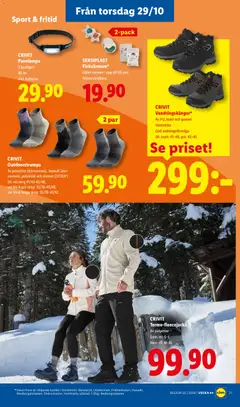 Lidl erbjudanden - Förhandsvisning av reklamblad från butik Lidl aktuell från 26/10/2026 | Sida: 25 | Produkter: Batterier, Bomull, Set, Pannlampa