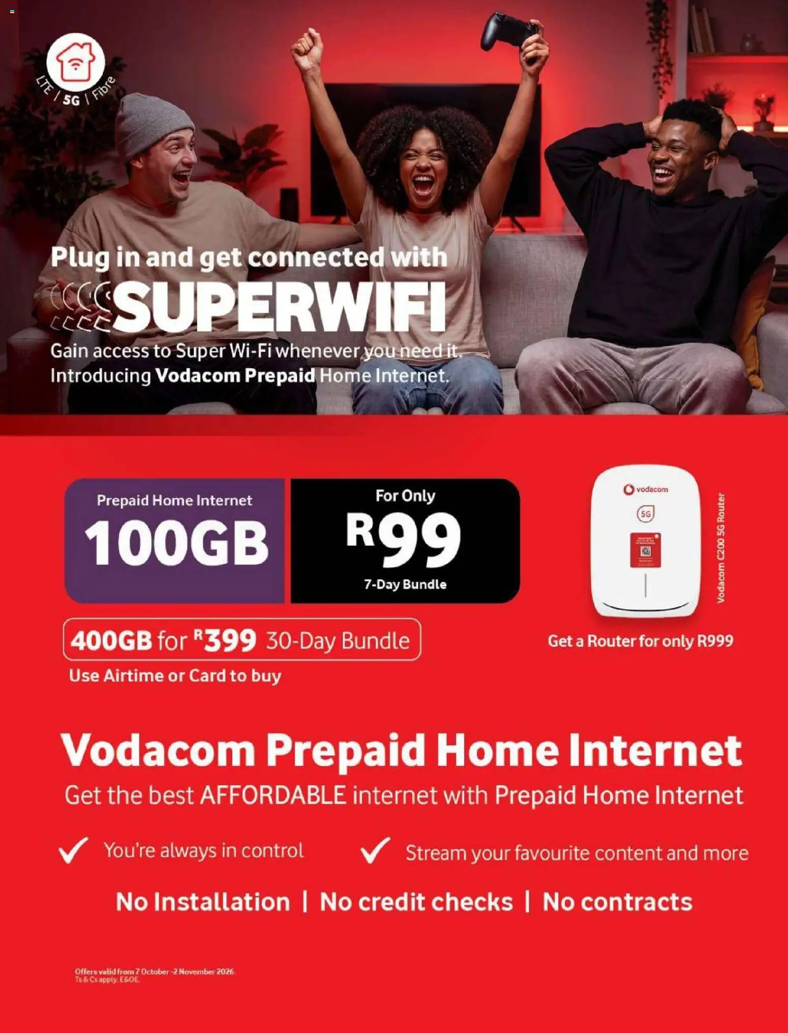 New Vodacom catalogue – valid from 01/10/2026 | Page: 18 | Products: Router
