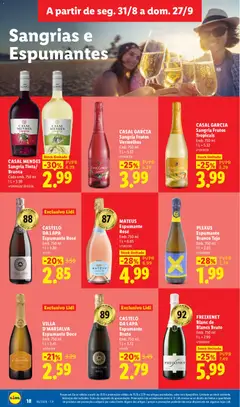 Pré-visualização VILLA D'MARIALVA Espumante Doce, Emb. 750 ml, 1 L = 3.45 válido de 31/08/2026 | Página: 18