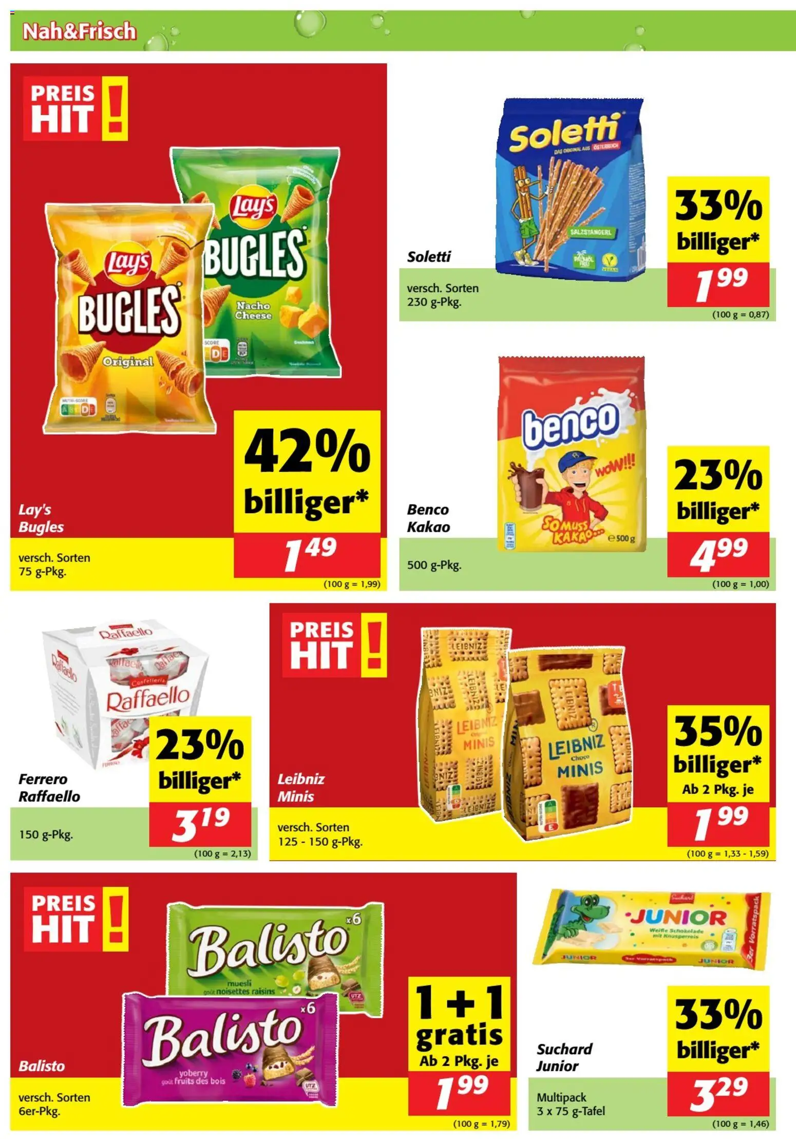 Nah und Frisch Flugblatt gültig ab 02.09.2026 | Seite: 6 | Produkte: Schokolade