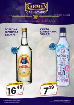 KARMEN CBA leták platný od 14.09.2026