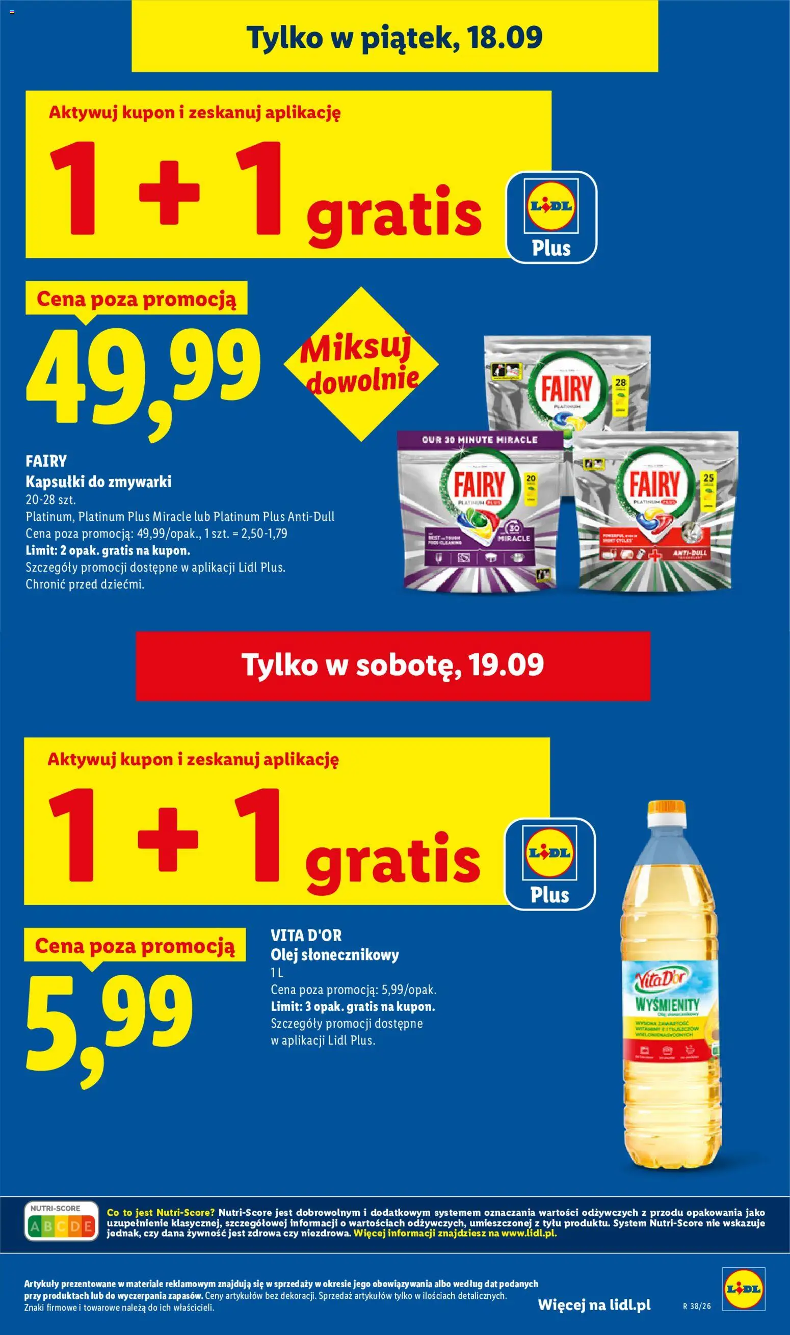 Lidl Polsko leták od 17.09.2026 | Strana: 15 | Produkty: Olej