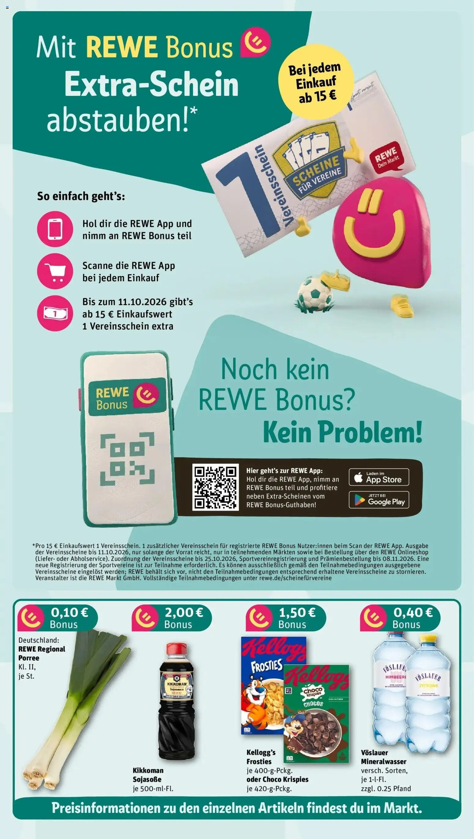 REWE Prospekt ab 07.09.2026 zum Blättern » Angebote | Seite: 3 | Produkte: Kellogg's, Mineralwasser, Zitrone, Himbeere