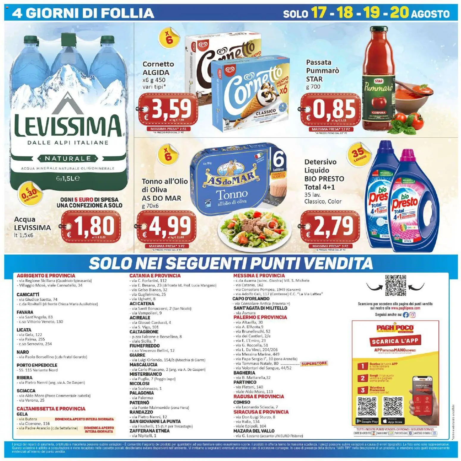 Volantino Paghi Poco del 11/08/2026 | Pagina: 24