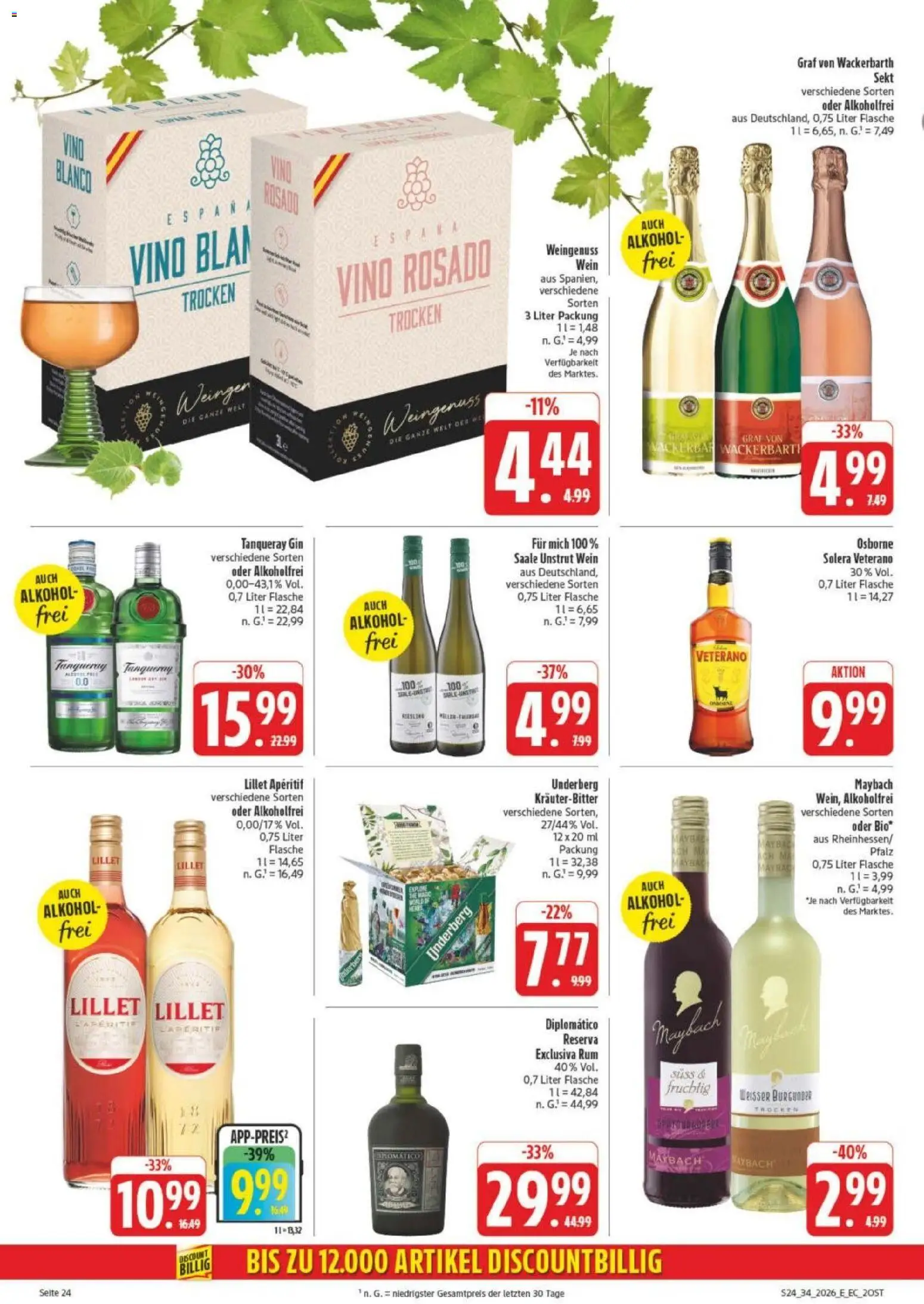 Edeka Prospekt Leipzig – gültig ab 17.08.2026 | Seite: 32 | Produkte: Osborne, Rum, Grat, Underberg