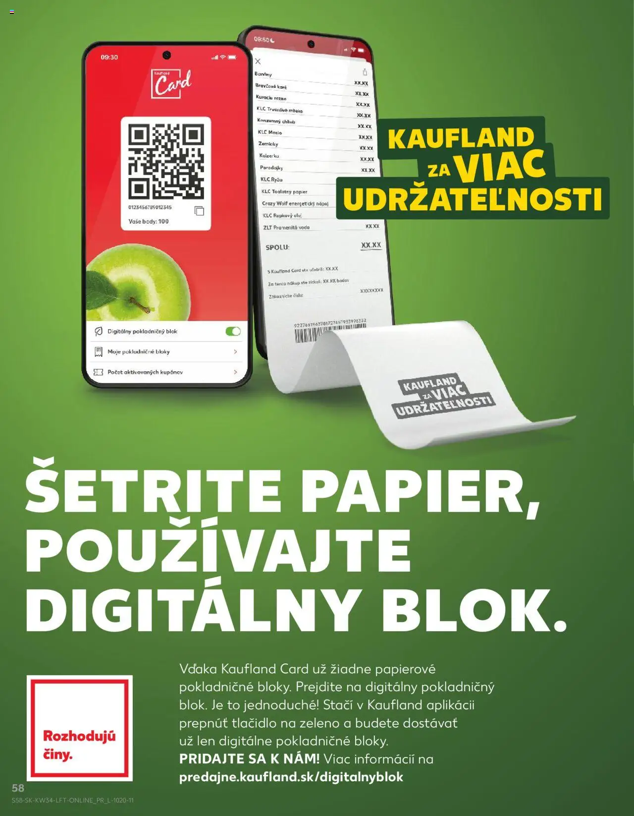Nové Kaufland akcie – leták je platný od 21.08.2025 | Strana: 58 | Produkty: Maslo, Voda, Bravčové karé, Energetický nápoj