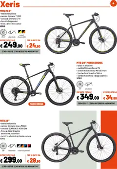 Anteprima del volantino Iper volantino Bici valido a partire dal 20.04.2026 | Pagina: 4 | Prodotti: Disco, Alluminio