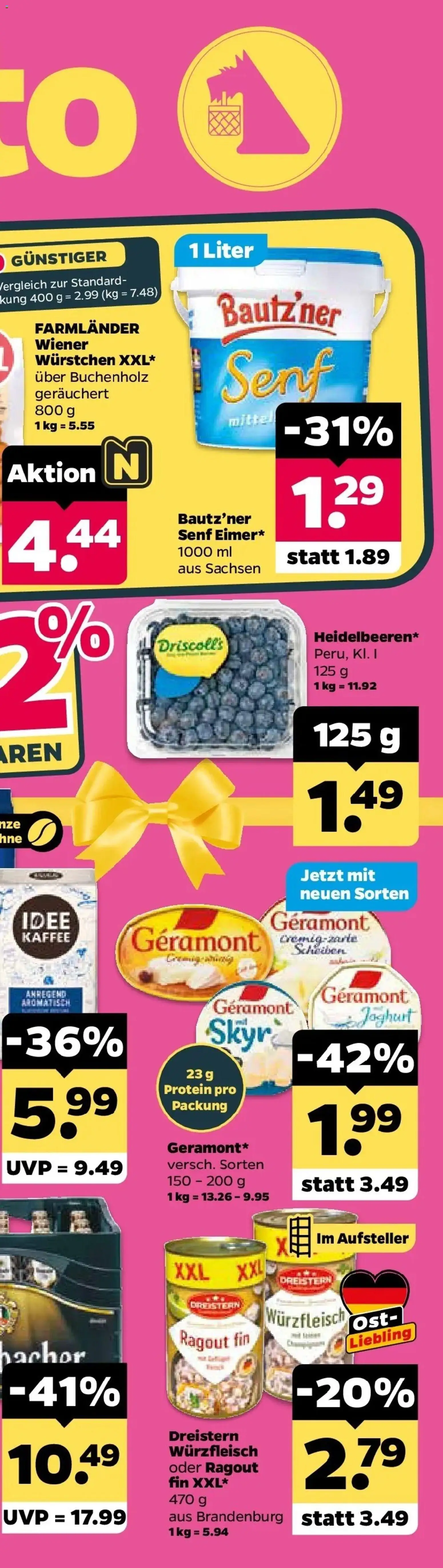 Netto Aktueller Prospekt ab 12.10.2026 → Angebote nächste Woche | Seite: 4 | Produkte: Geramont, Wiener wurstchen, Joghurt, Skyr