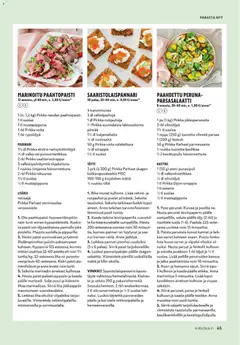 K-Supermarket-mainoslehti voimassa 06.05.2026 alkaen | Sivu: 45 | Tuotteet: Parsa, Suola, Öljy, Salaatti
