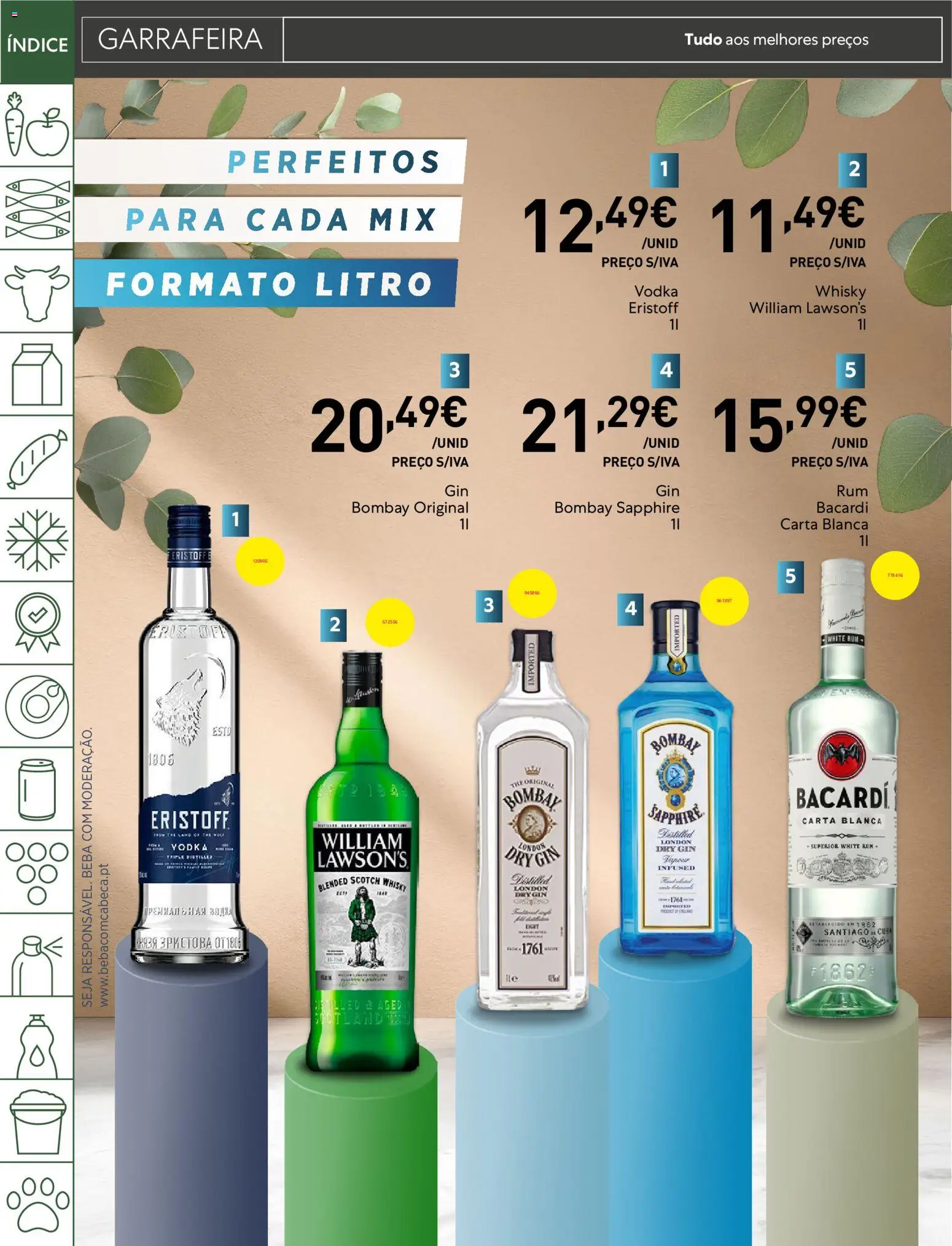 Recheio folheto │ válido de 26.05.2026 | Página: 30 | Produtos: Whisky, Rum, Gin, Vodka