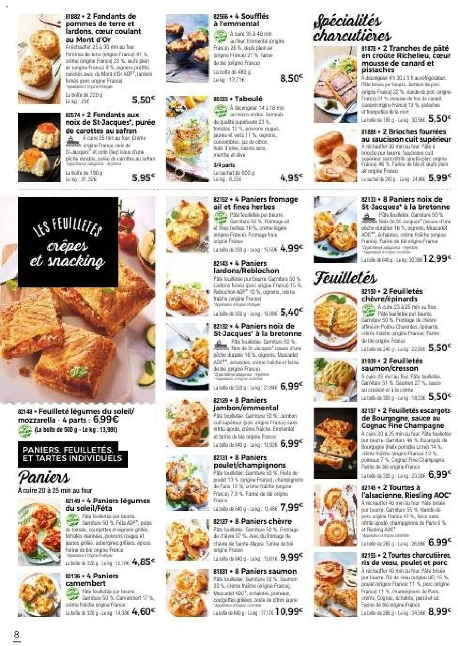 {H1} | Page: 14 | Produits: Mozzarella, Cognac, Safran, Fromage