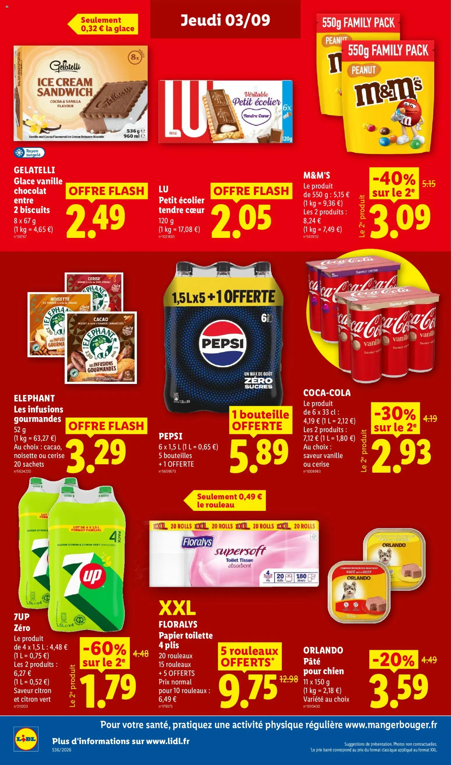 {H1} | Page: 20 | Produits: Noisette, Petit écolier, Glace vanille, Blé