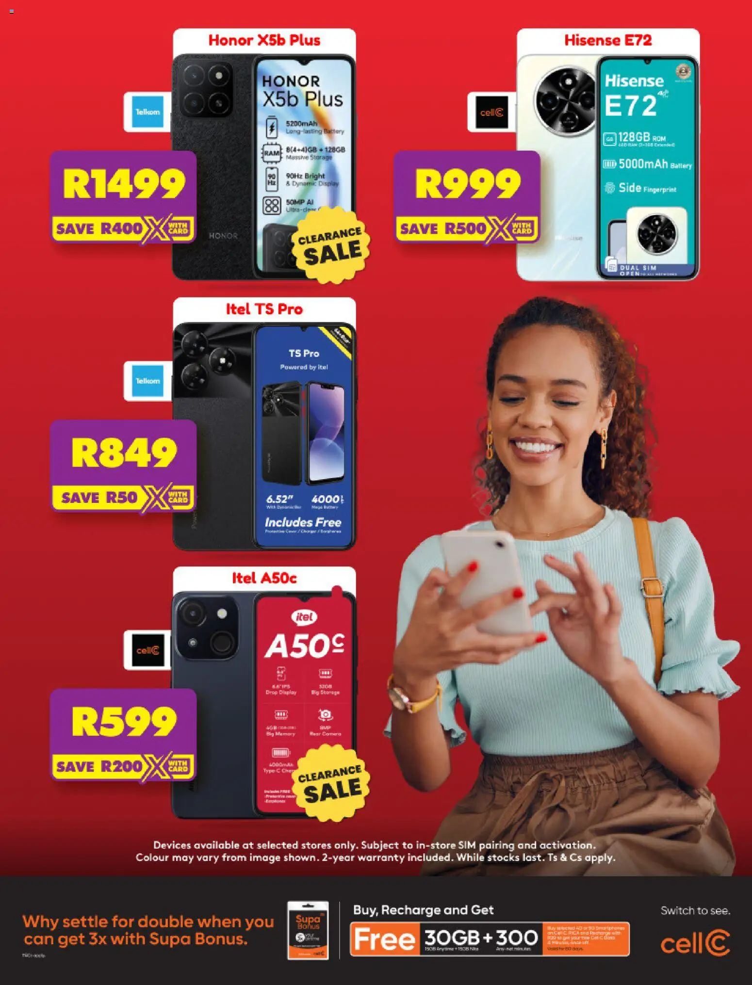 New Shoprite catalogue – valid from 24.05.2026 | Page: 6 | Products: Sim, Earphones, Camera, Switch
