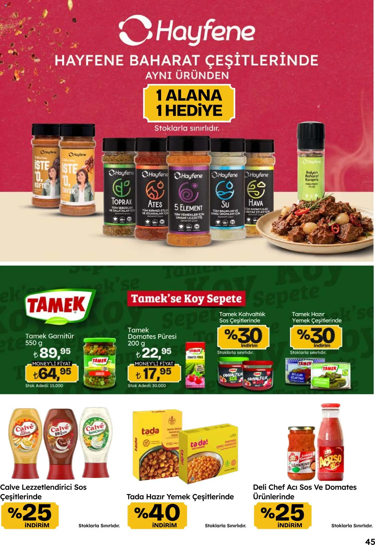 Migros Katalog - 5M Migroskop Dijital - 10 Eylül 2026 tarihinden itibaren geçerlidir | Sayfa: 45 | Ürünler: Domates, Baharat, Sos, Sebzeler