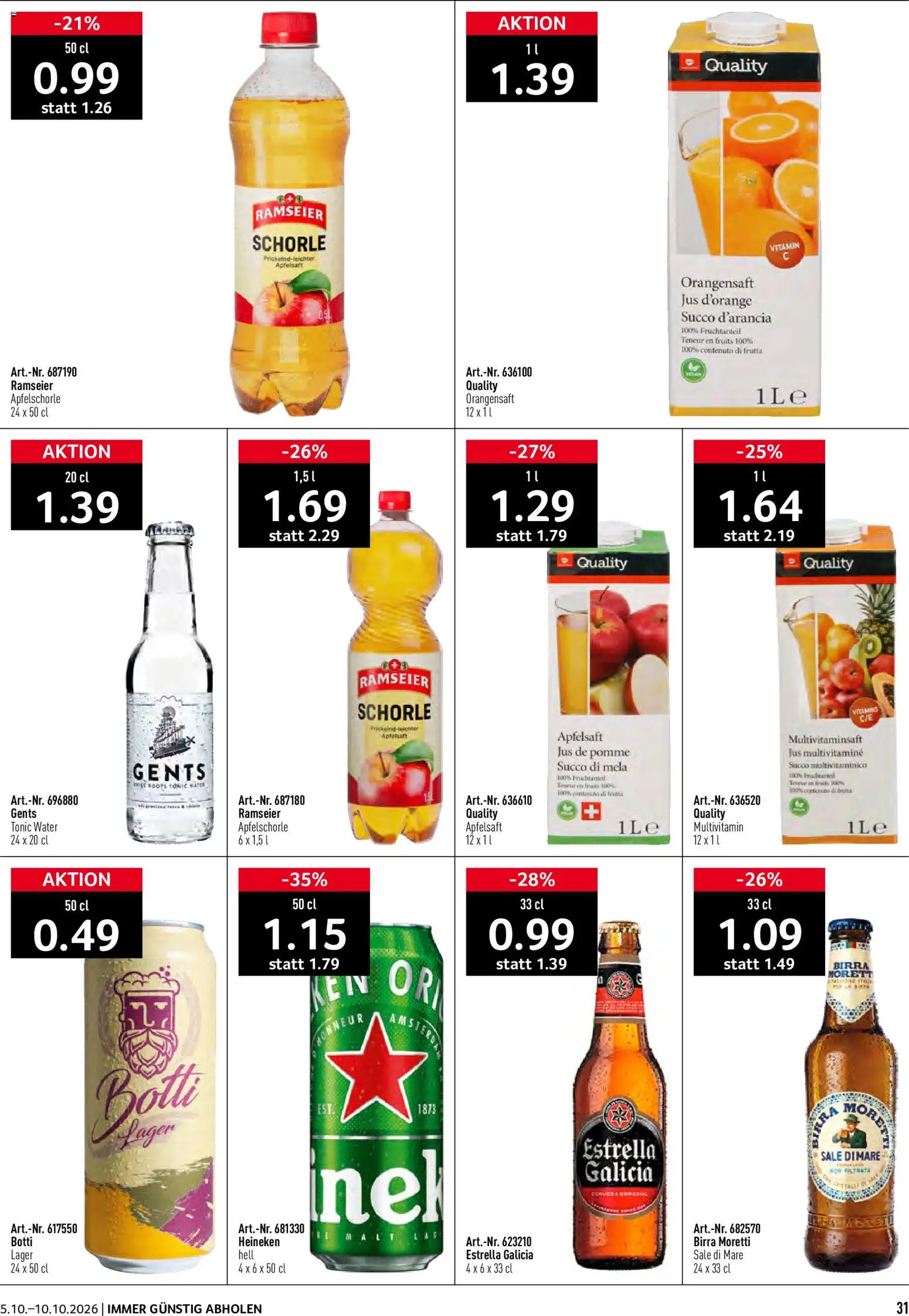 Prodega aktionen – gültig ab 05.10.2026 | Seite: 31