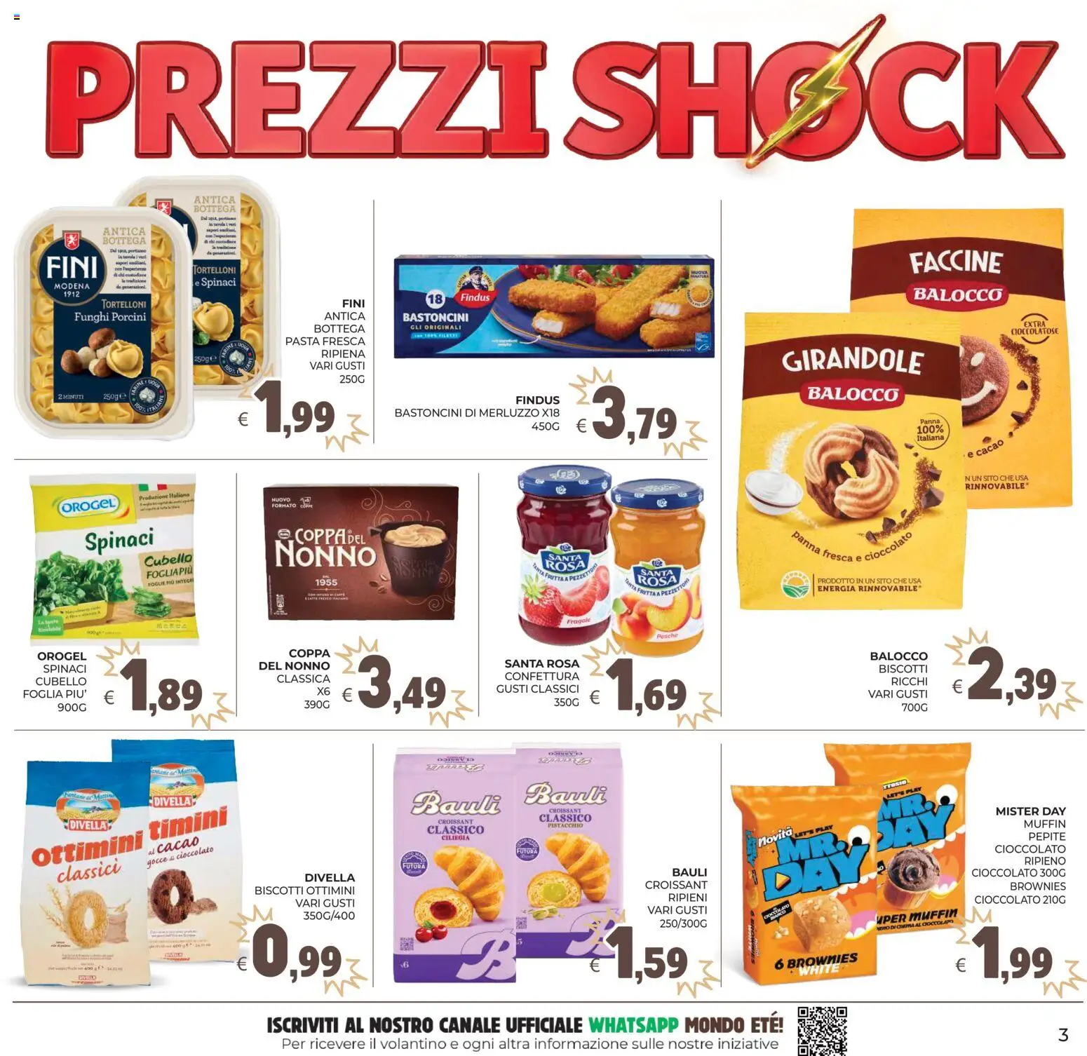Volantino Eté del 01/09/2026 | Pagina: 3 | Prodotti: Pistacchio, Pasta, Croissant, Cacao