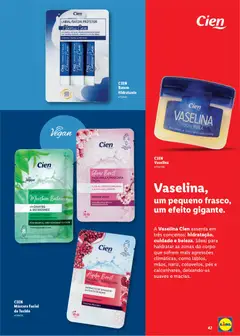 Pré-visualização Lidl Beleza Inteligente válido de 16.03.2026 | Página: 47 | Produtos: Batom, Máscara facial, Manteiga, Óleo