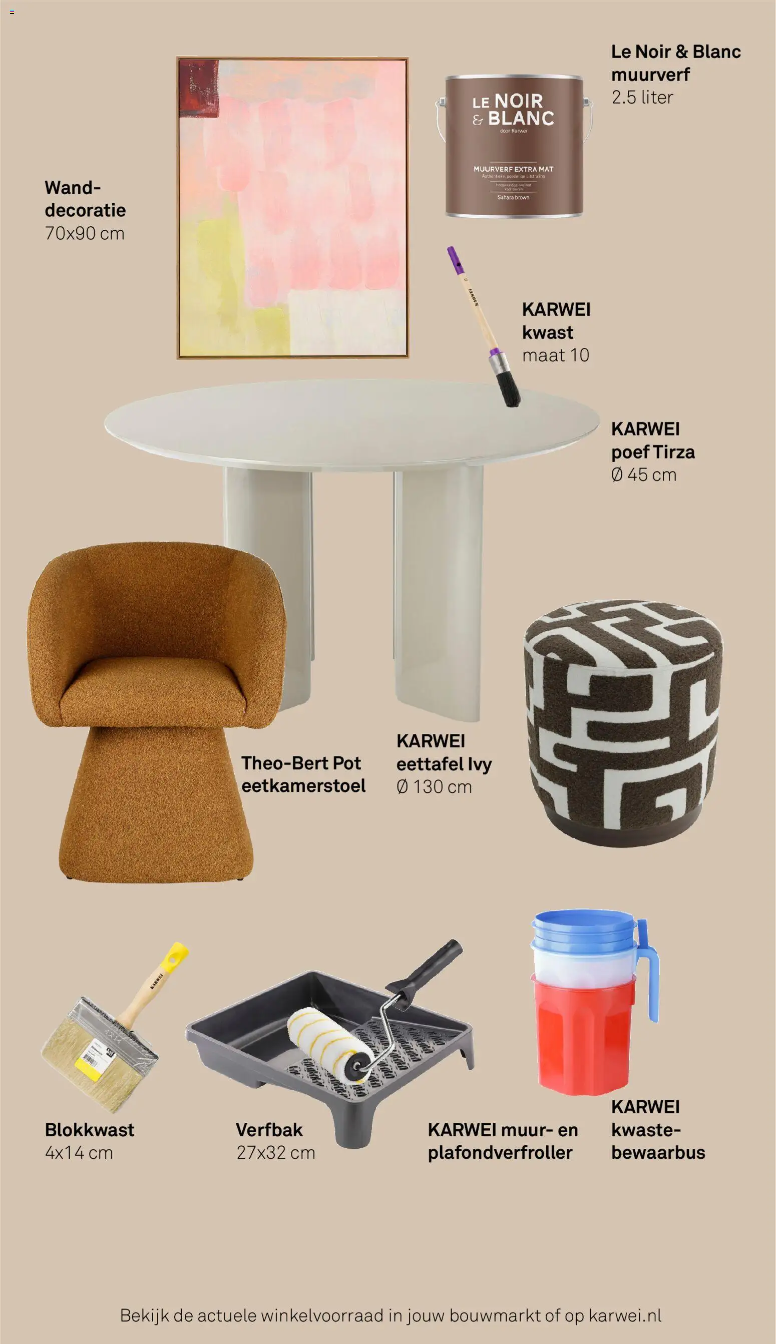 {H1} | Pagina: 18 | Producten: Eetkamerstoel, Pot, Decoratie