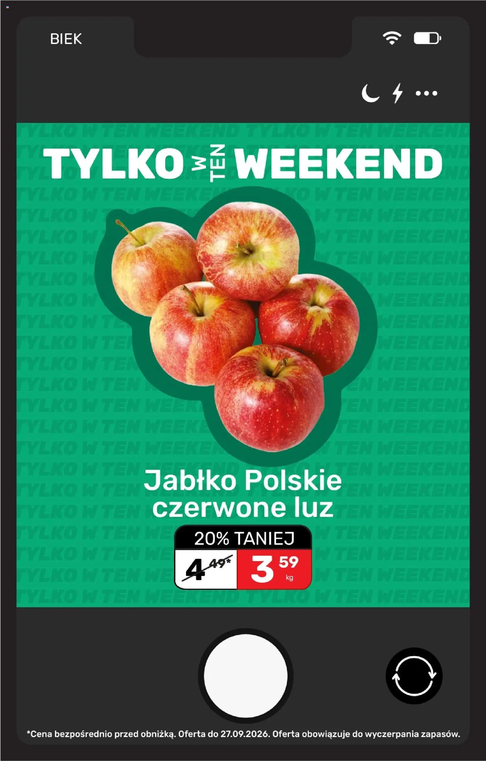 Biedronka gazetka - Biek od 26.09.2026 | Strona: 22