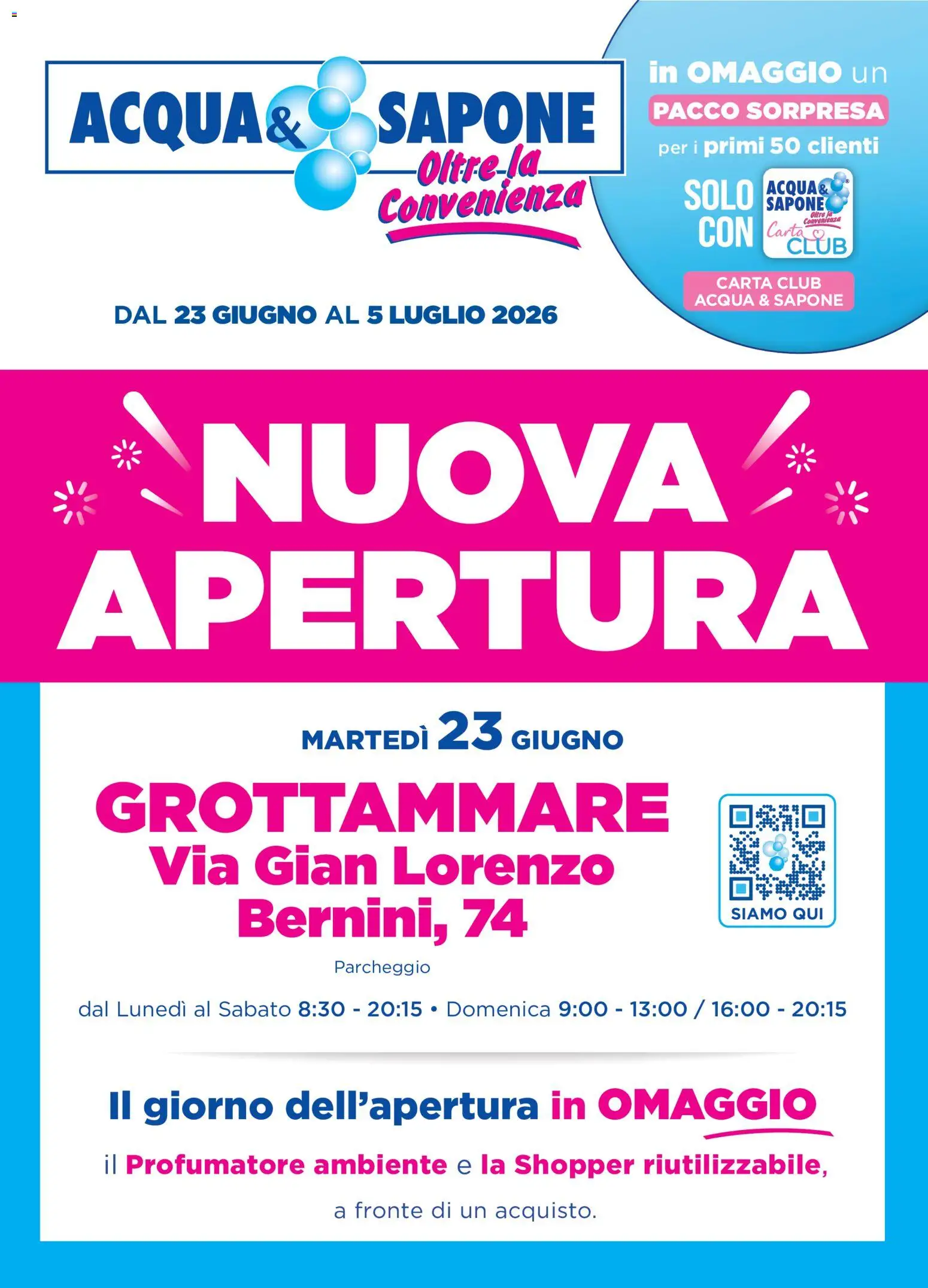 Volantino Acqua e Sapone del 23.06.2026 | Pagina: 1