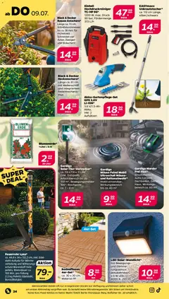 Netto Prospekt ab 06.07.2026 gültig | Seite: 24 | Produkte: Blumen, Hochdruckreiniger