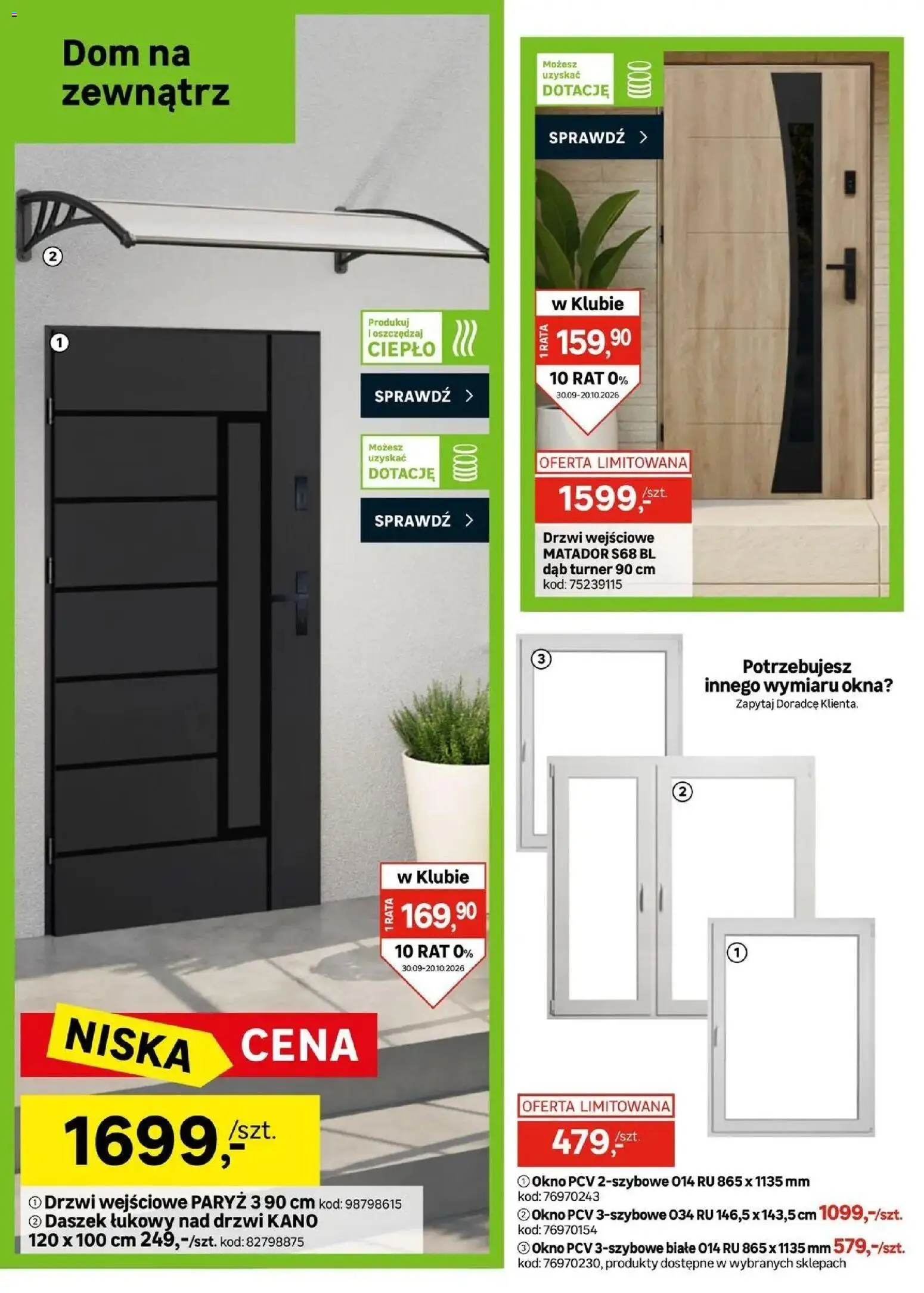 Leroy Merlin aktualna gazetka od (30.09.2026 - 20.10.2026) | Strona: 28 | Produkty: Drzwi