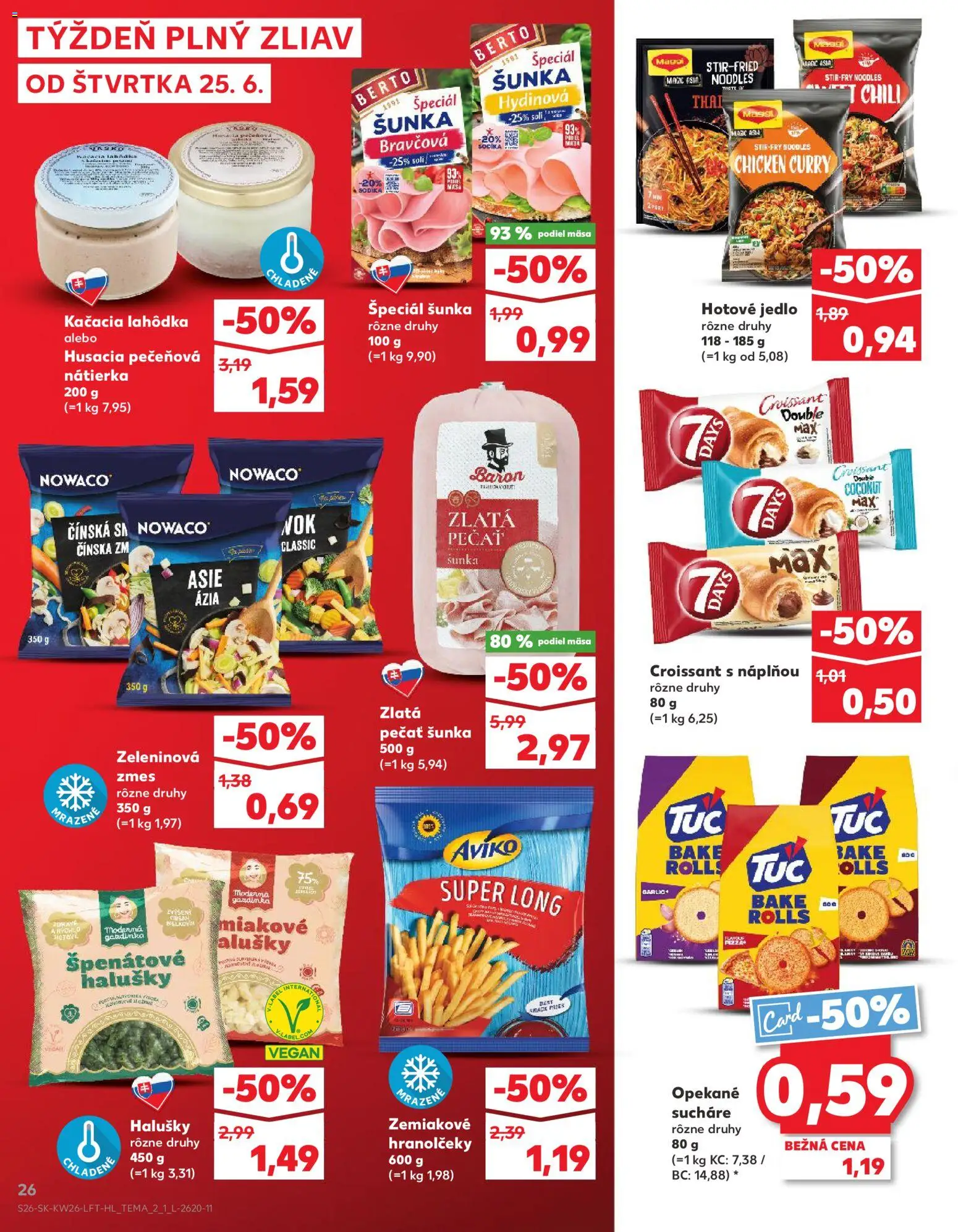Kaufland SK akciós ujság - amely érvényes a következő dátumtól: 2026.06.25. | Oldal: 26