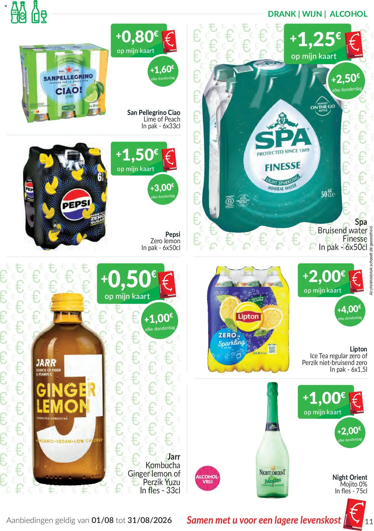 {H1} | Pagina: 11 | Producten: Pepsi, Saláta mix, Alcohol, Kaart