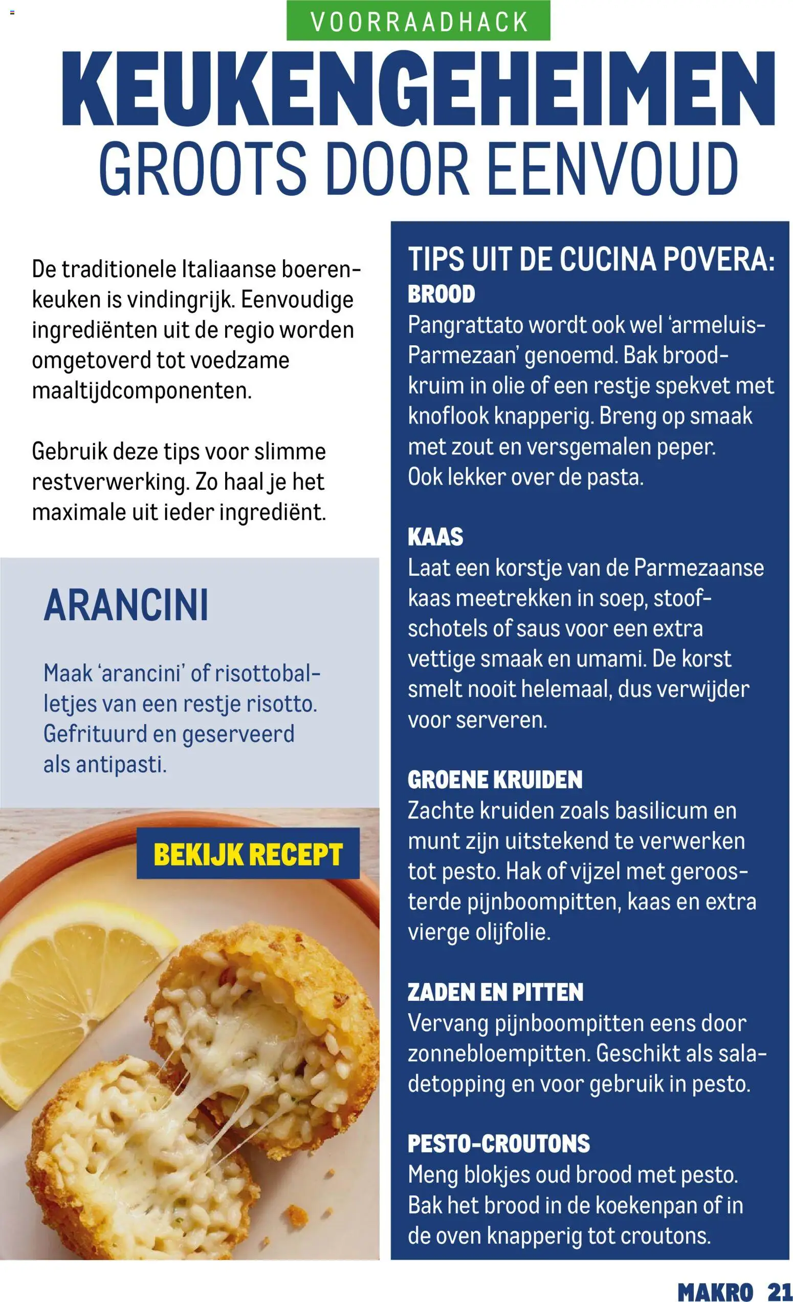 {H1} | Pagina: 21 | Producten: Kaas, Olie, Kruiden, Saus