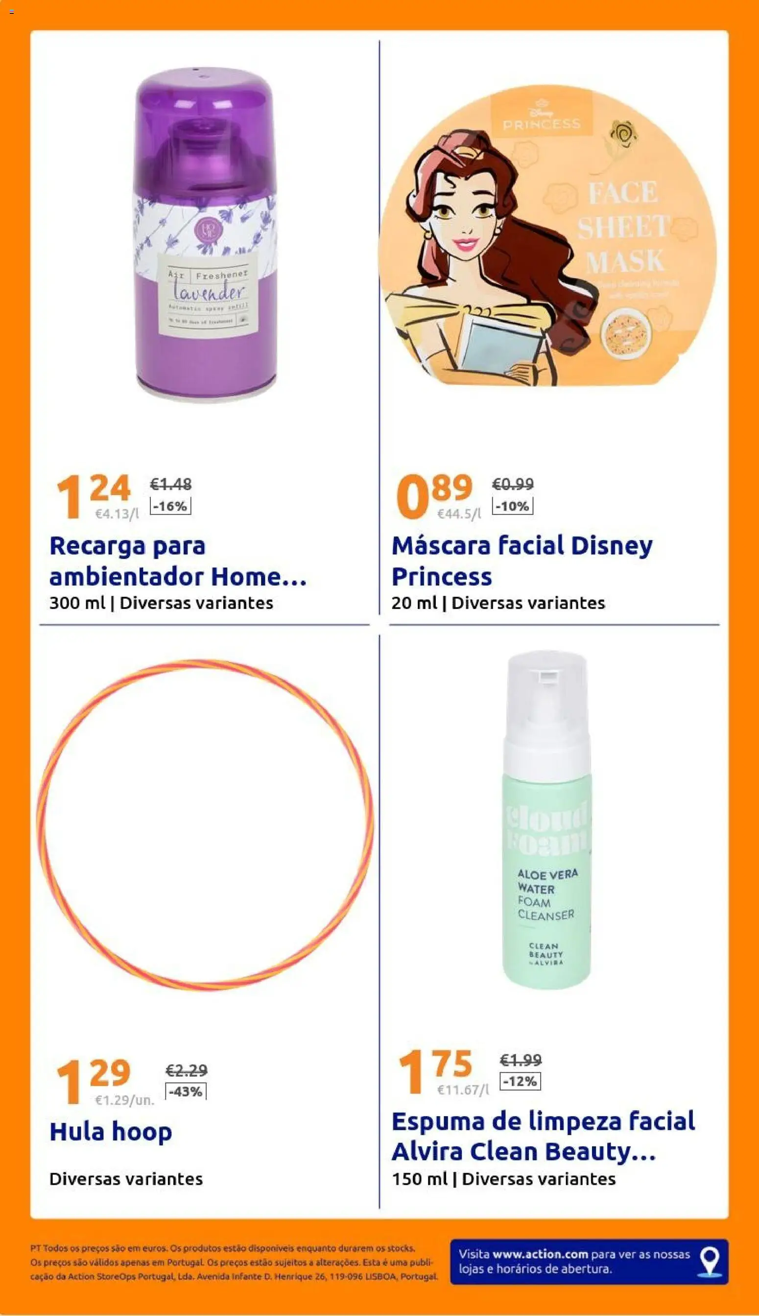Action folheto │ válido de 05/08/2026 | Página: 22 | Produtos: Máscara facial