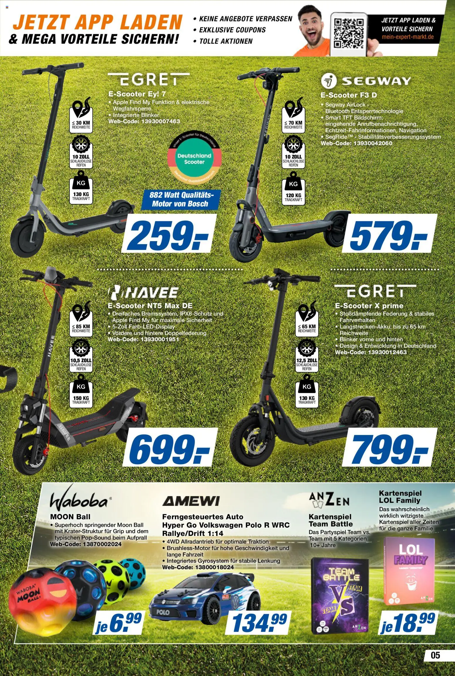 Expert Prospekt 	 – gültig ab 15.05.2026 | Seite: 5 | Produkte: Bosch, Scooter, Apple, Bildschirm