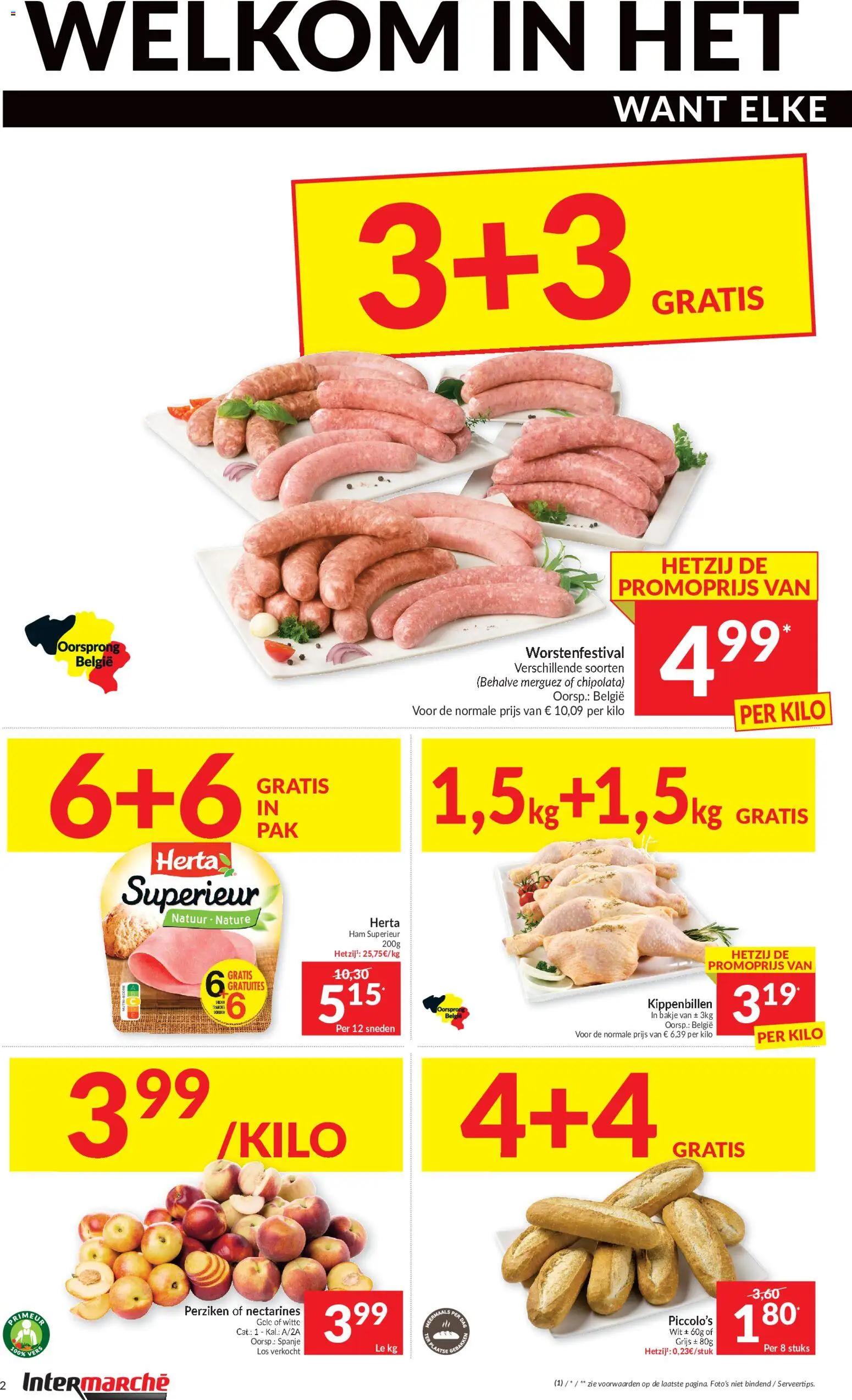 {H1} | Pagina: 2 | Producten: Ham, Worst, Chipolata, Drumsticks