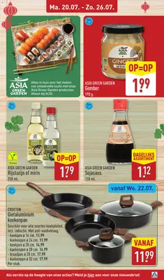 ASIA GREEN GARDEN Gember, Gember in slic - Voorbeeld van een folder van Aldi, geldig van 20-07-2026 | Pagina: 31 | Producten: Pan, Sushi, Gember