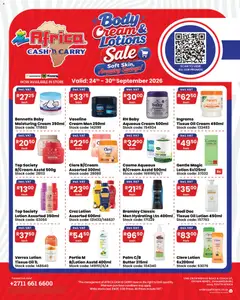 Africa Cash & Carry specials catalogue – valid from 24/09/2026
