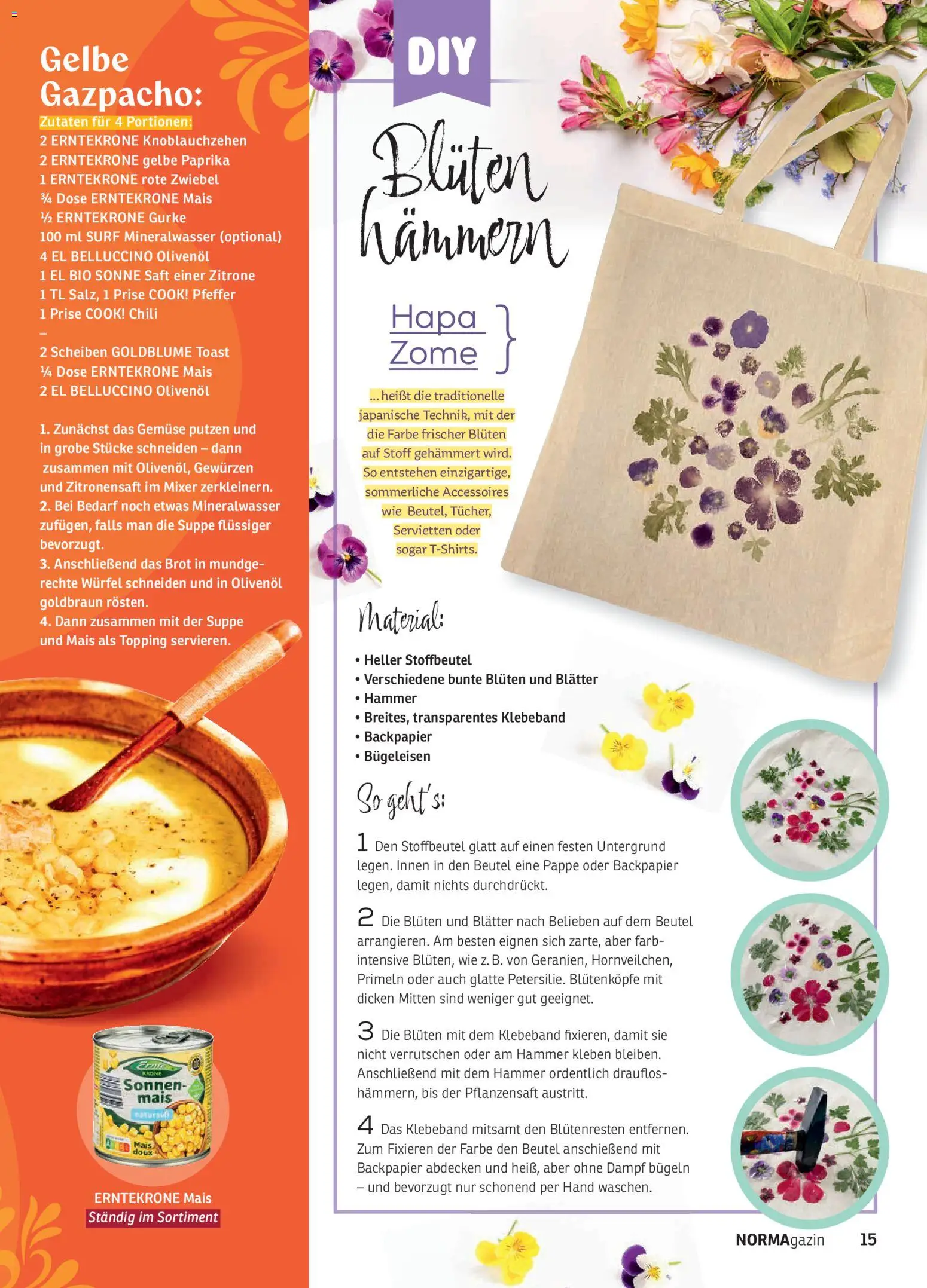 Norma NORMAgazin Mai/Juni 2026 – gültig ab 01.05.2026 | Seite: 15 | Produkte: Gemüse, Paprika, Zitrone, Chili