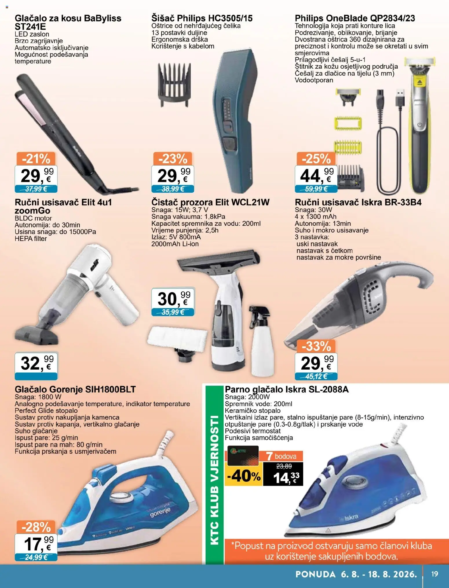 KTC katalog | vrijedi od 06.08.2026 | Stranica: 9 | Proizvodi: Usisavač, Termostat