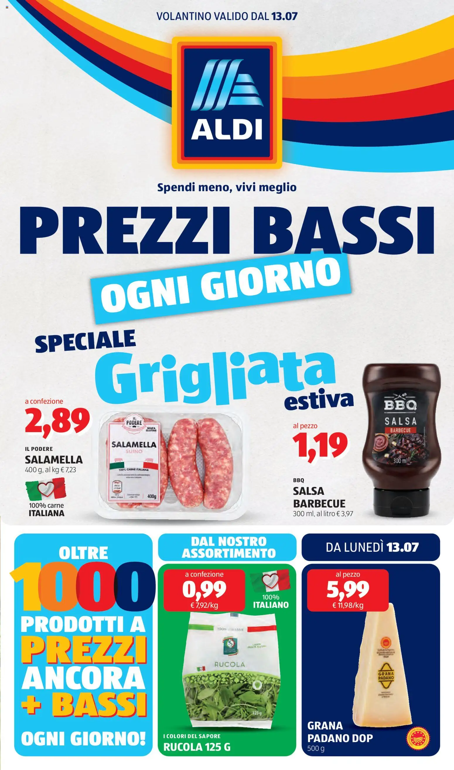 Aldi volantino dal 13/07/2026 anteprima > nuovo offerte!⏳ catalogue cover