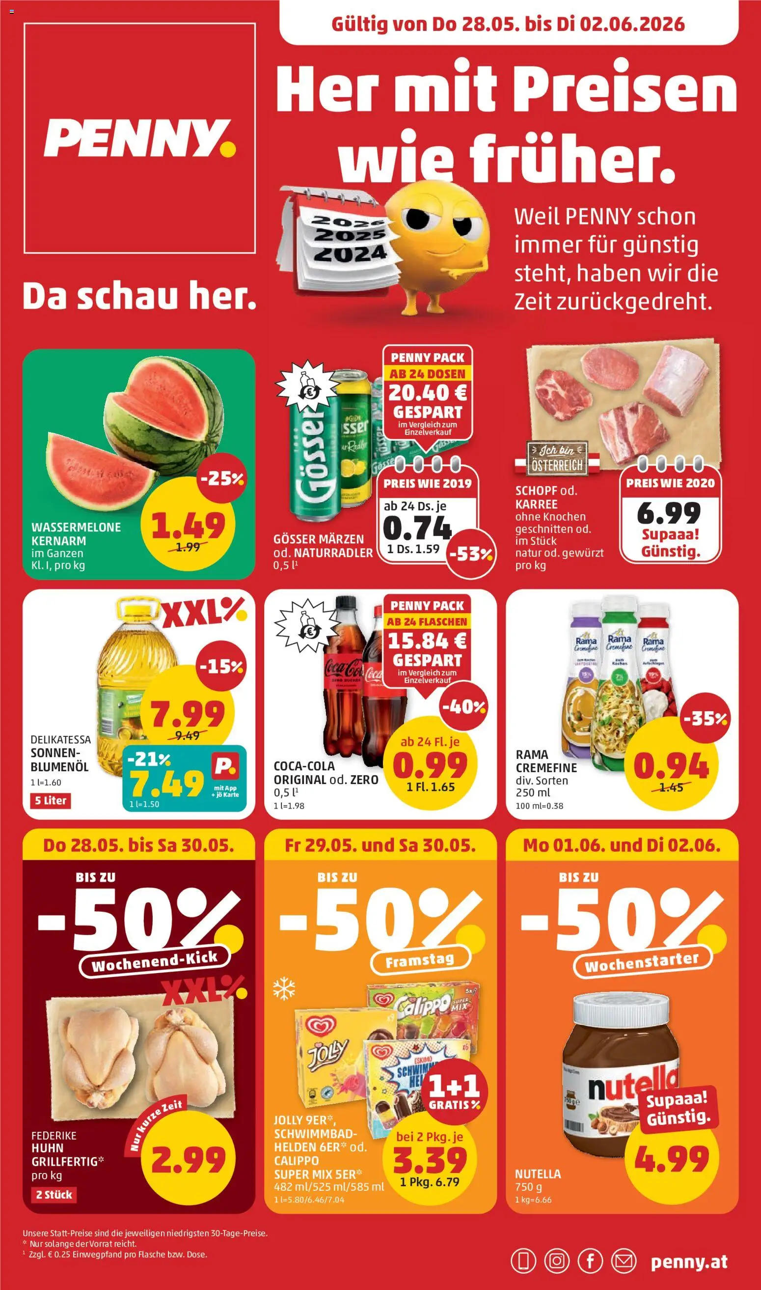 Penny Markt Flugblatt gültig ab 28.05.2026 | Seite: 1