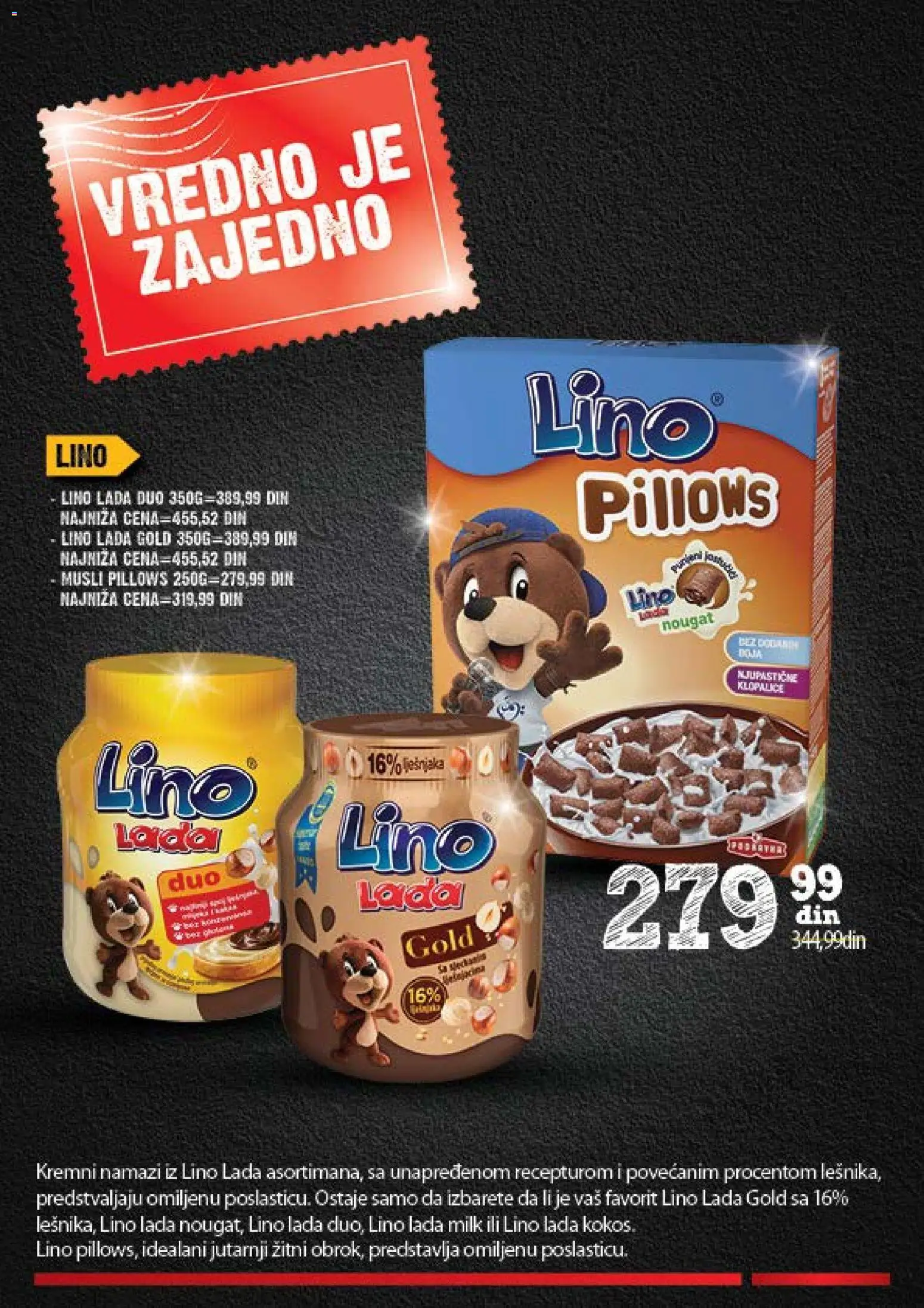 Idea katalog - važi od 31.08.2026 | Strana: 22 | Proizvode: Musli, Lino lada