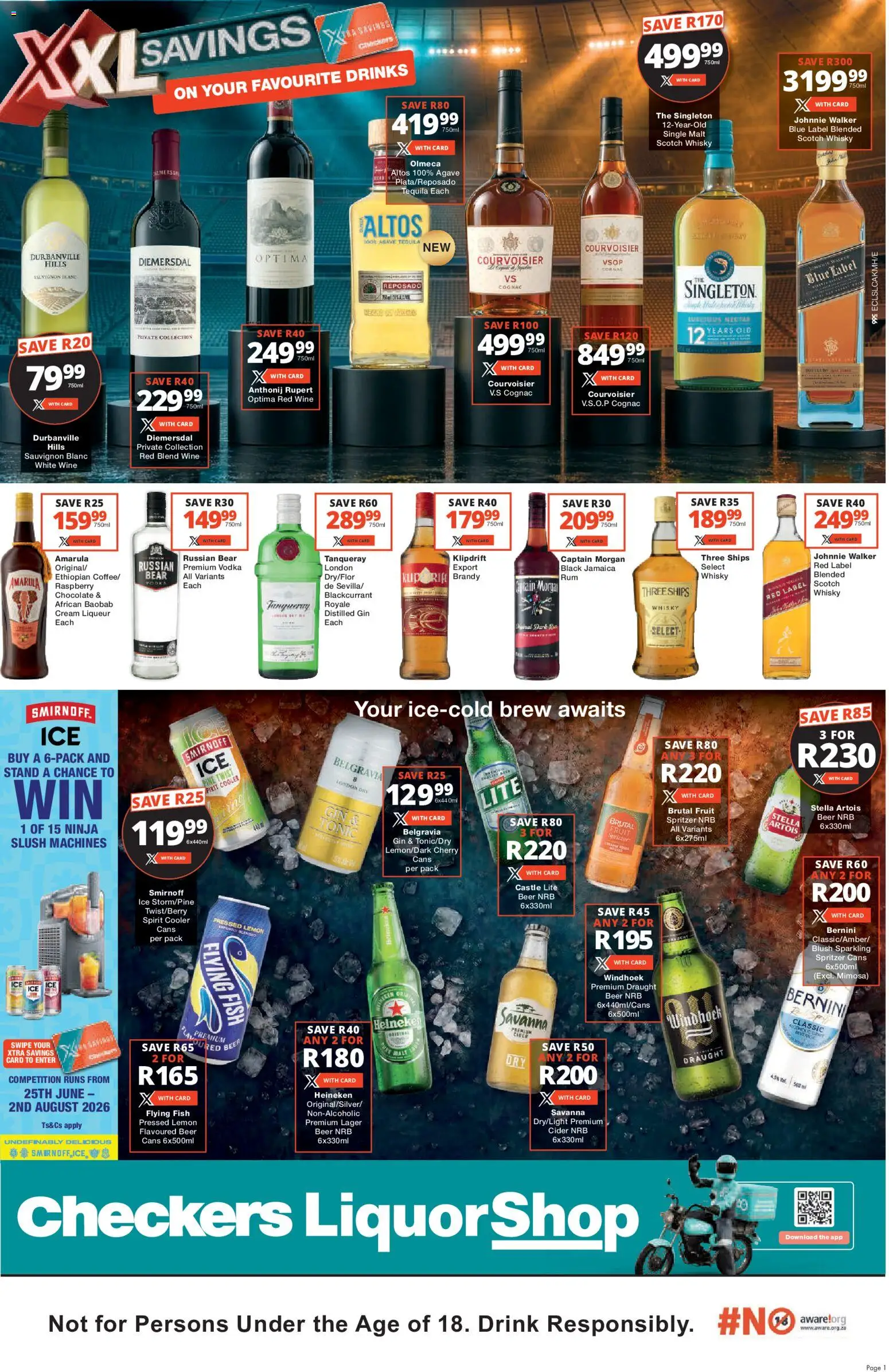 New Checkers catalogue – valid from 25/06/2026 | Page: 1 | Products: Chocolate, Fish, Cream, Lemon
