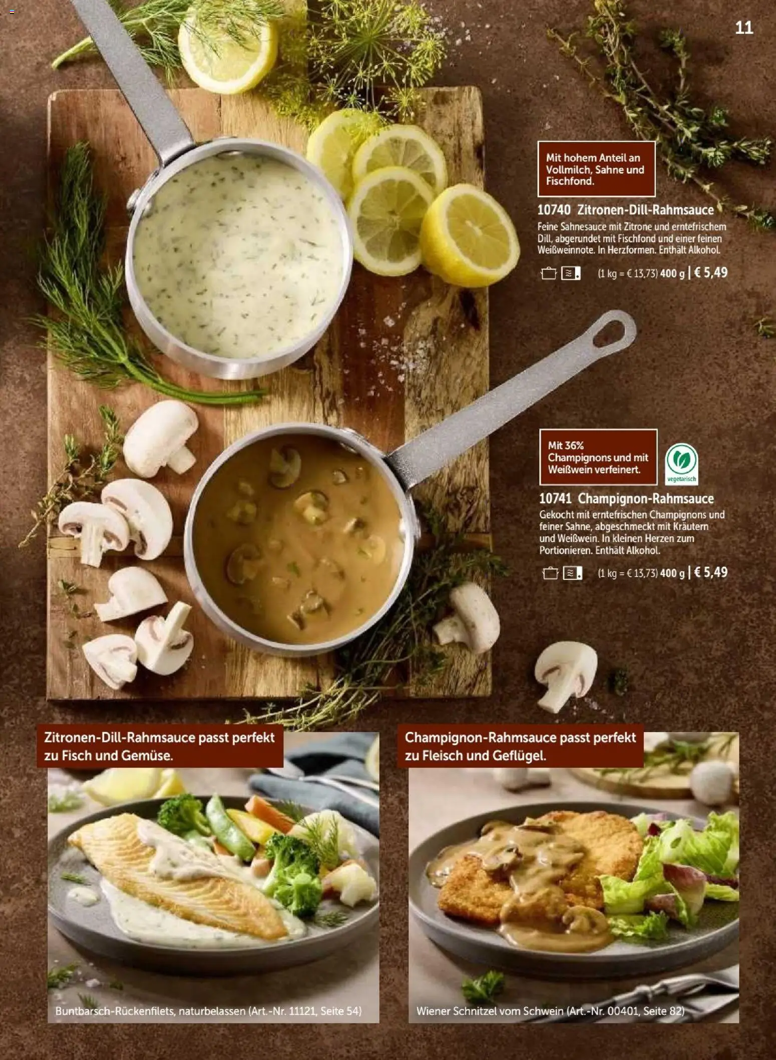 Bofrost Katalog – gültig ab 07.09.2026 | Seite: 11 | Produkte: Schnitzel, Fisch, Zitrone, Fleisch