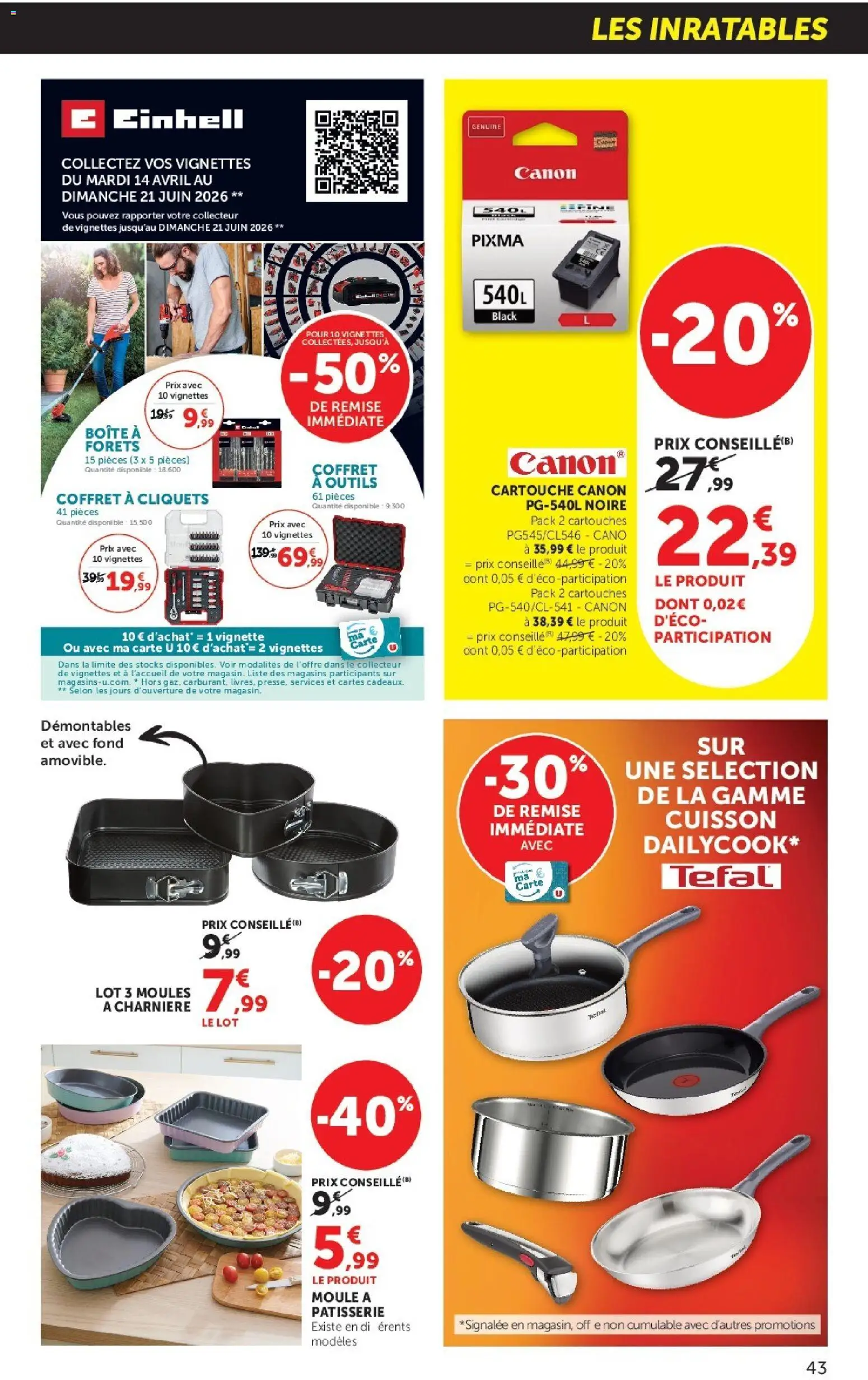 {H1} | Page: 43 | Produits: Charnière, Tefal, Cartouche