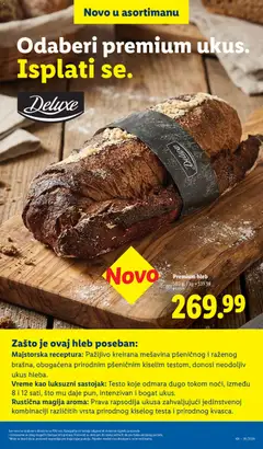 Premium hleb, 500 g; 1 kg = 539.98 - pregled Lidl kataloga - važi od 03.09.2026 | Strana: 27
