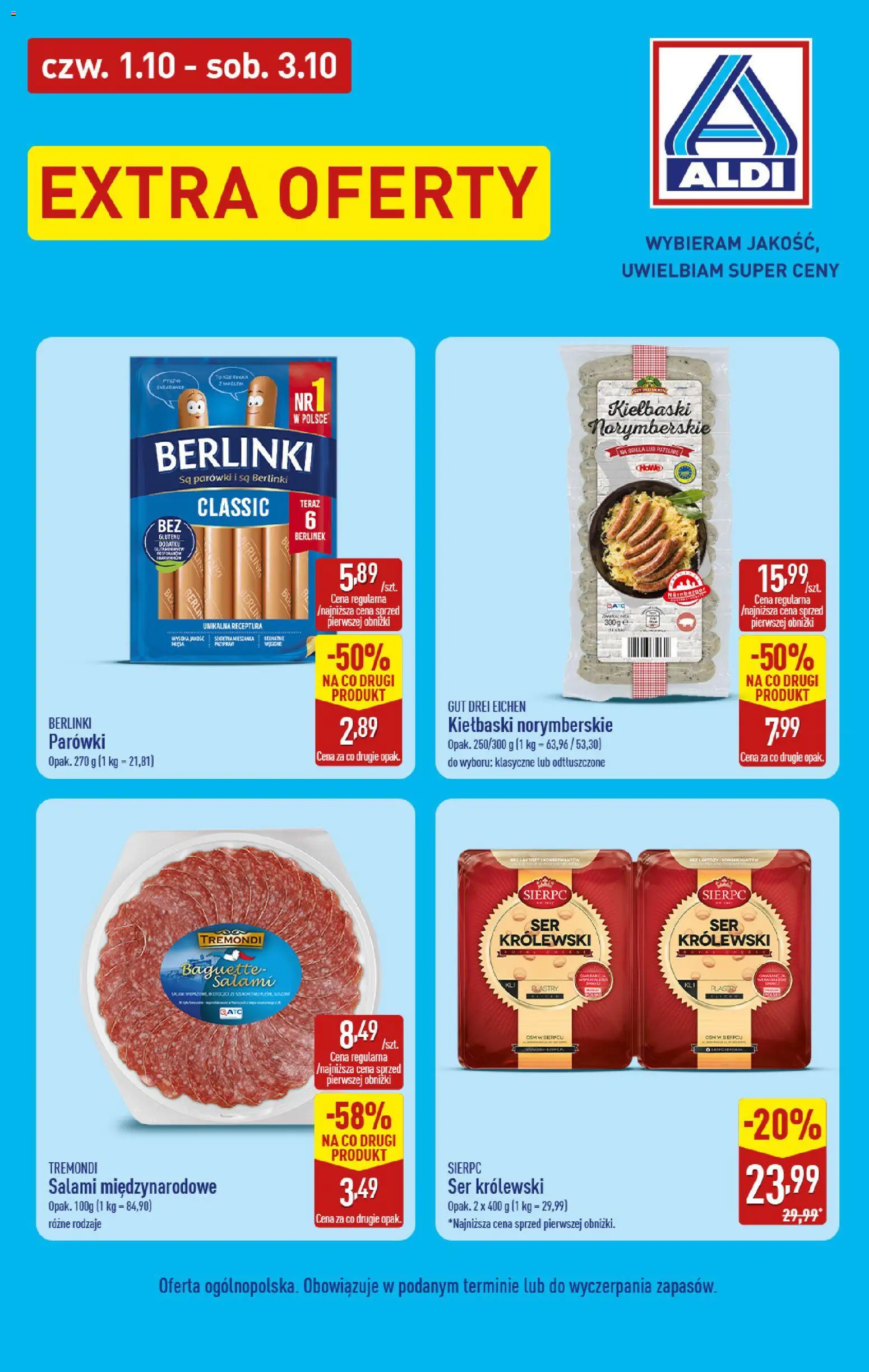Aldi Polsko - Ceny regularne w dół od 01.10.2026 | Strana: 3