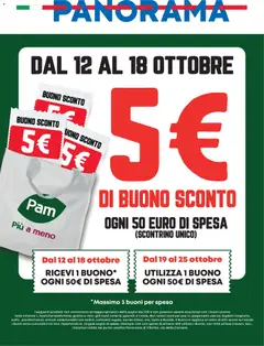 Anteprima del volantino Panorama volantino Sconto valido a partire dal 12/10/2026