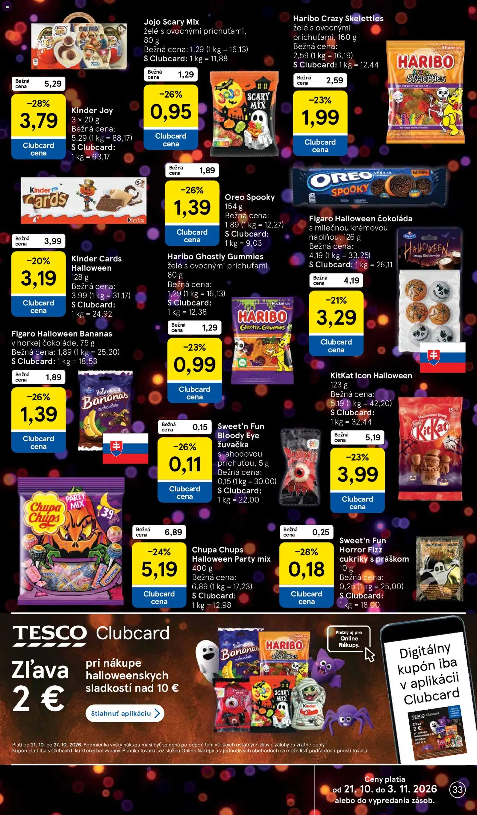 Nové Tesco akcie – leták je platný od 21.10.2026 | Strana: 33